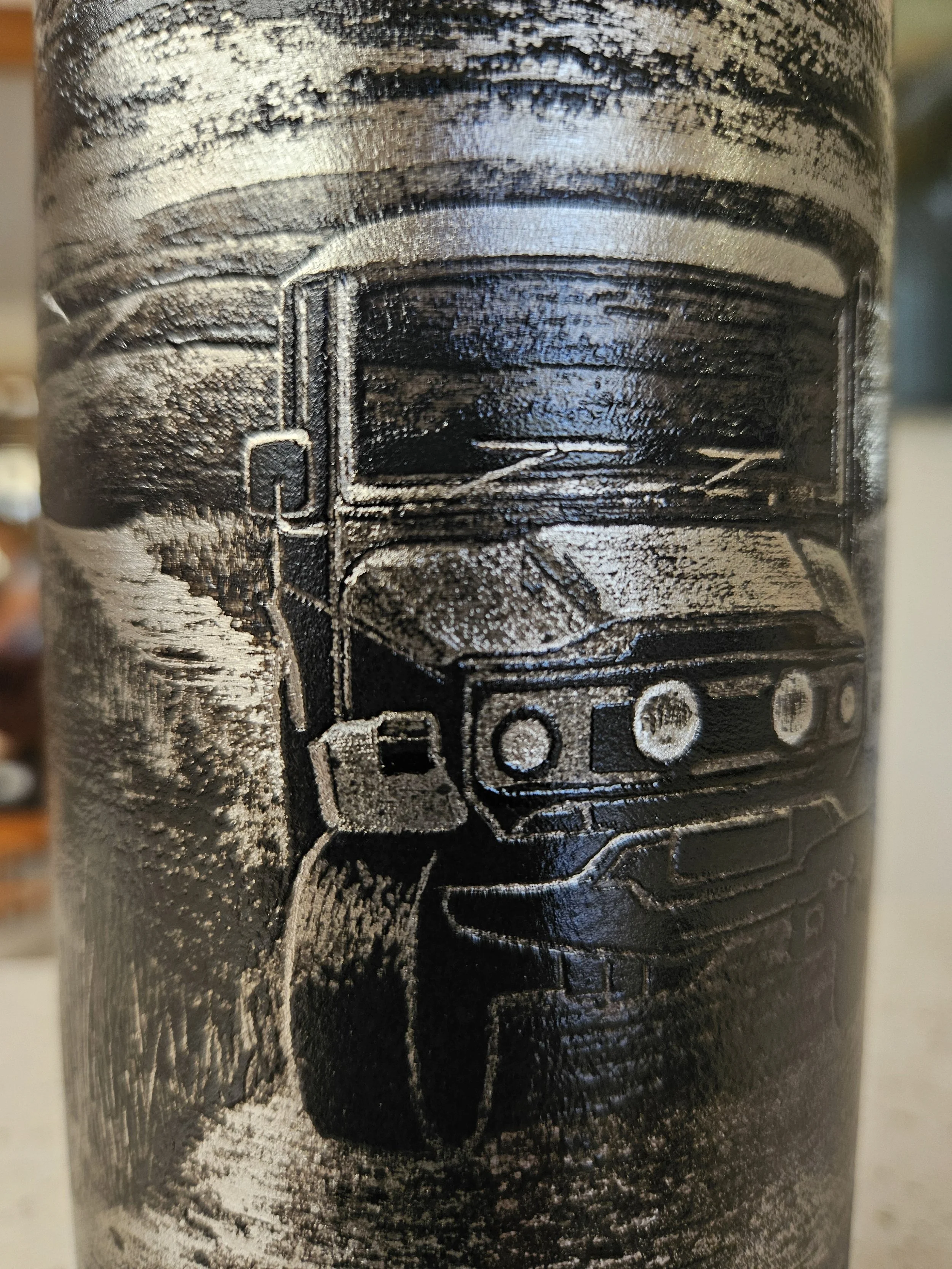 Engraved water bottle