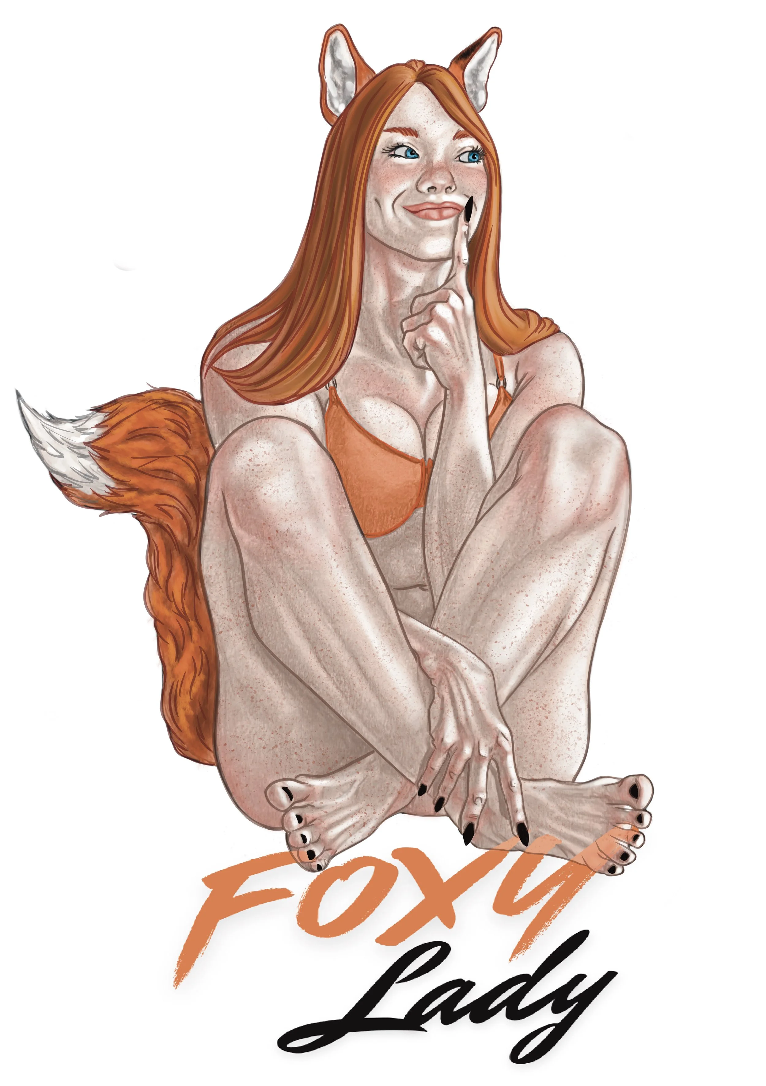 Foxy Lady Sticker