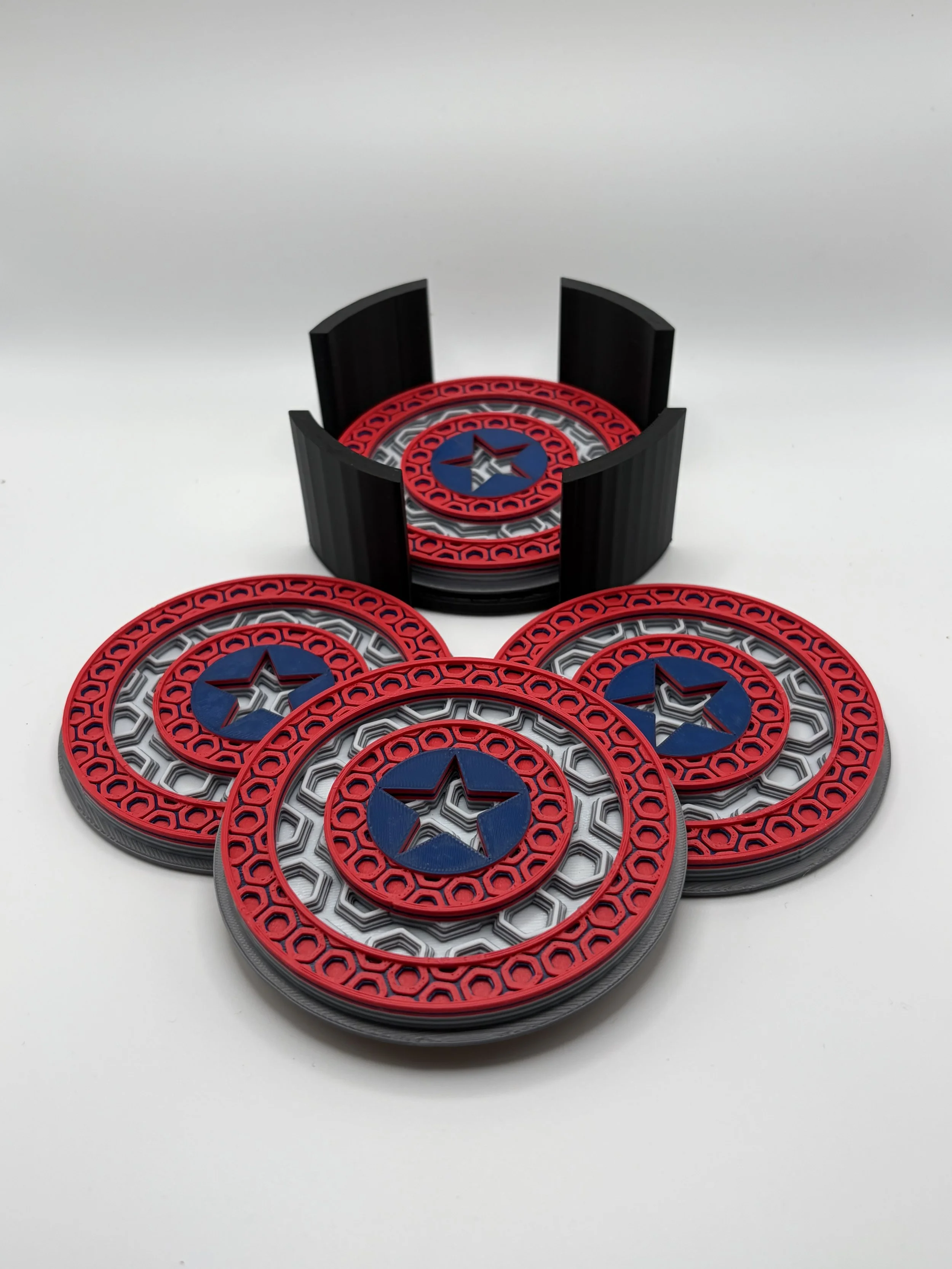 Captain America Coaster Set (4)
