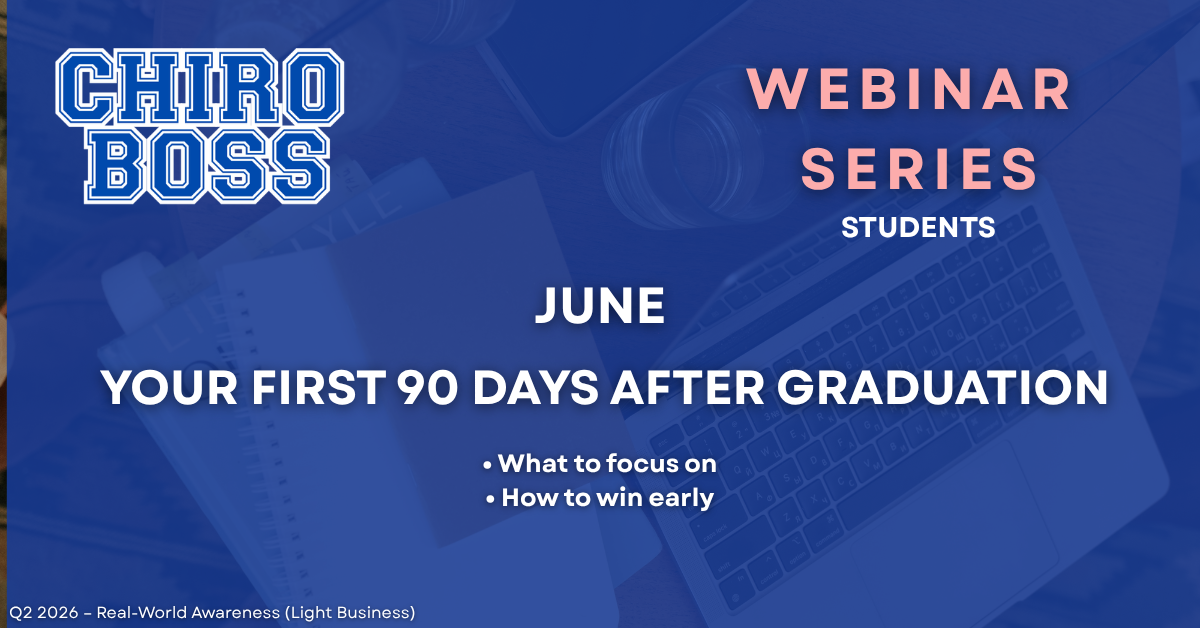       
  
     Your First 90 Days After Graduation     June 28, 2026        6:00 PM CST    The first 90 days after graduation can define your entire career trajectory. In this webinar, we break down exactly what to focus on so you can start strong an