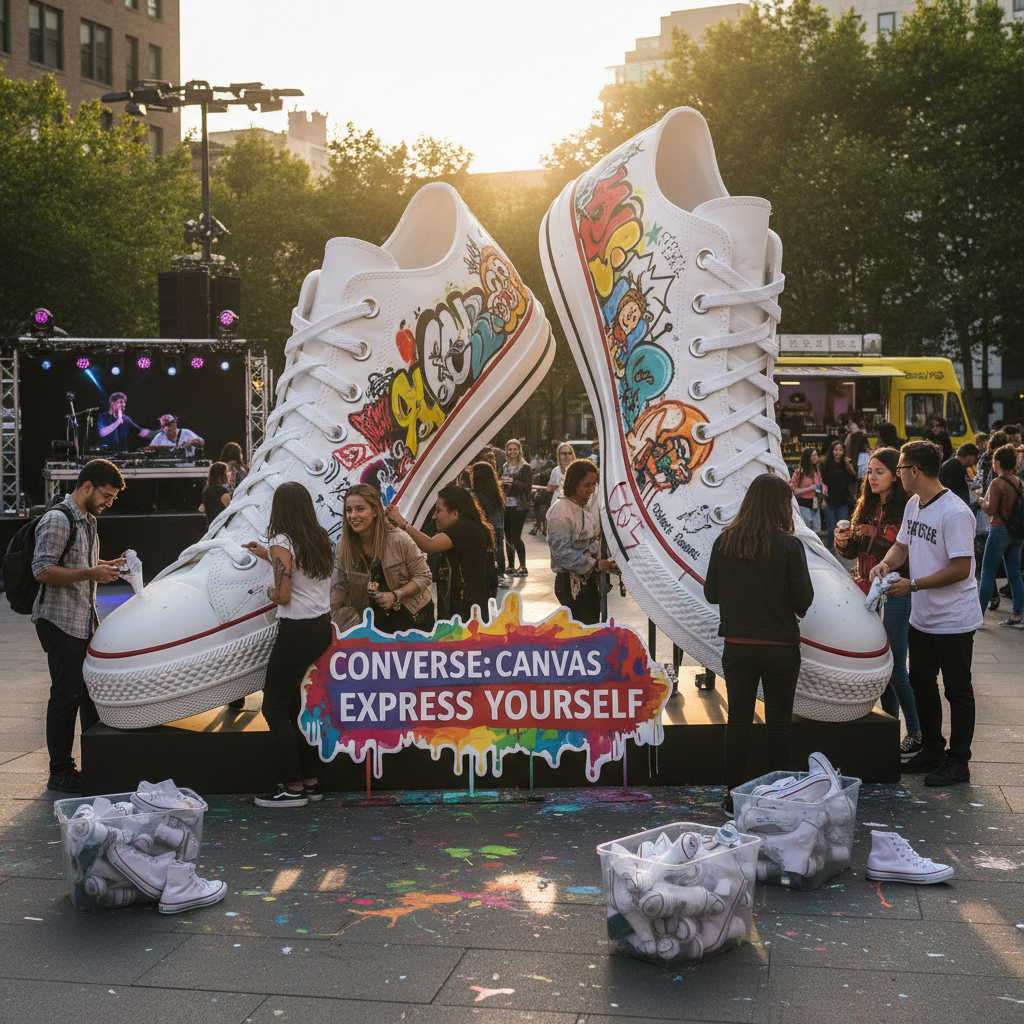 Boston Pops Chair Massage Converse Sneaker Brand Activation.