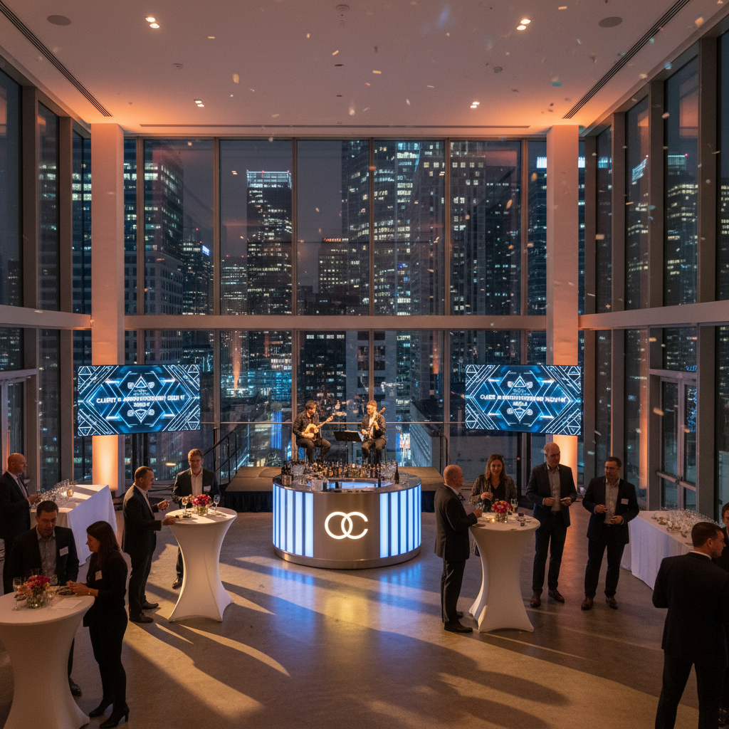 Boston Pops Chair Massage at a Cambridge Gala Party with Corporate Event Planners