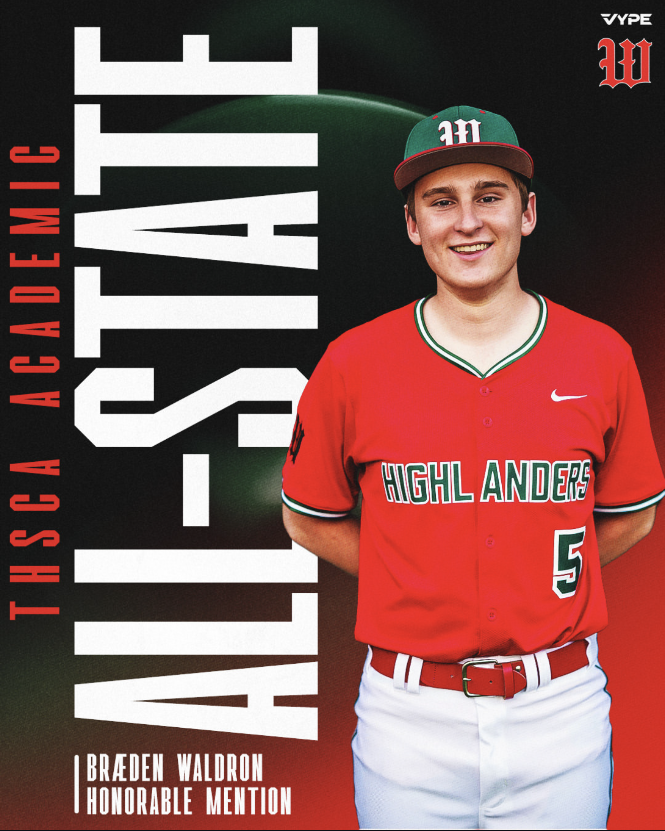 Braeden Waldron | Honorable Mention