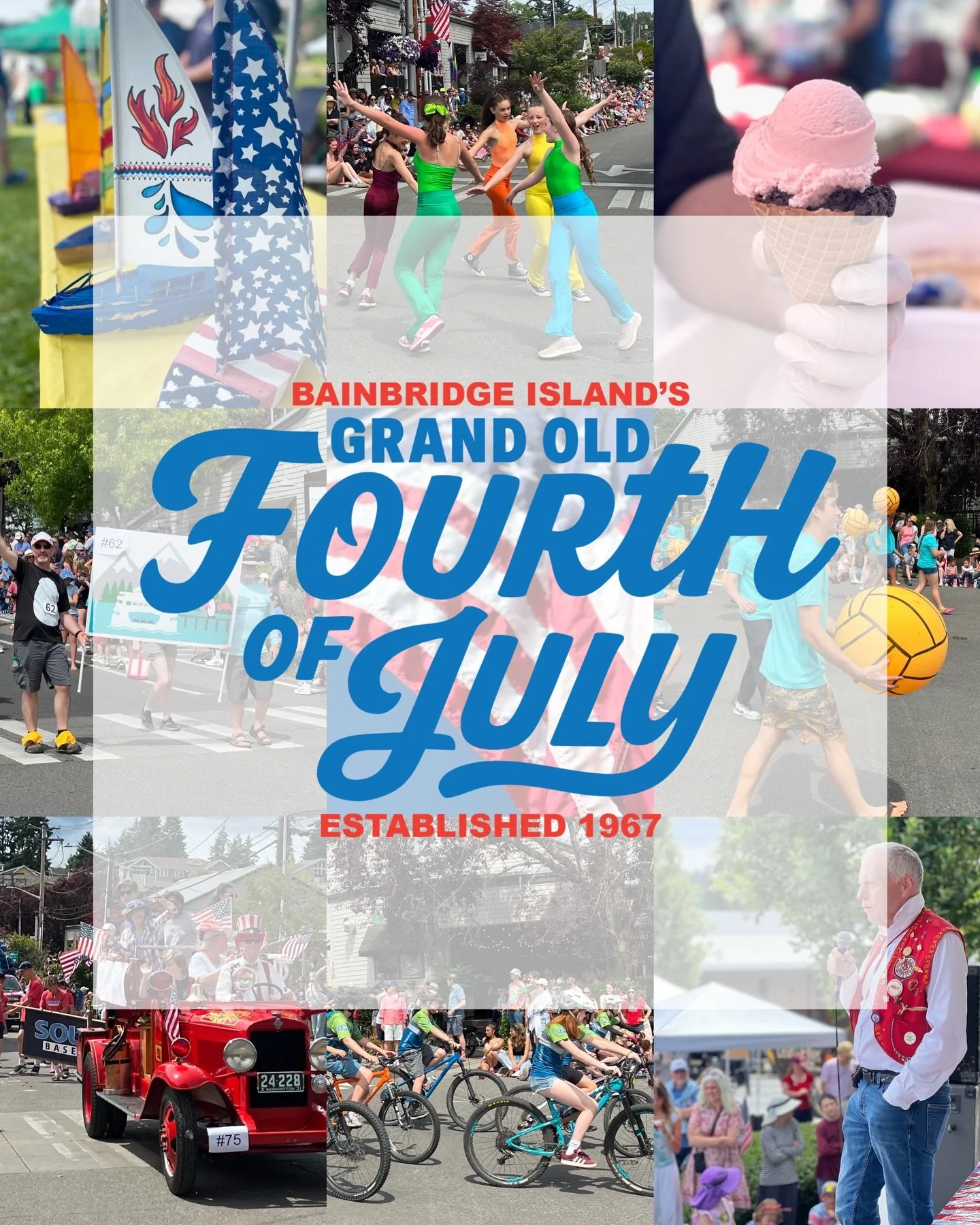 🇺🇸 4 MONTHS UNTIL THE GRAND OLD FOURTH! 🇺🇸

Spring may be in the air, but we have Stars (and Stripes!) in our eyes. Plans for the 2026 Grand Old Fourth are underway, and we&rsquo;re so excited to launch this beloved community festival with YOU.


