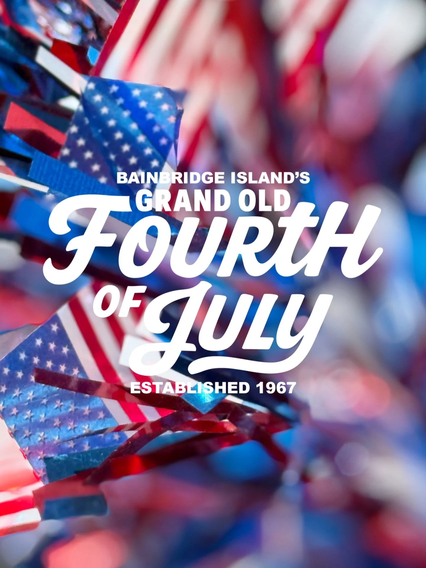 Parade, Street Fair, Family Fun Zone and Car Show Registration for the Grand Old 4th is officially OPEN! 🇺🇸🍦

⭐️ Our Grand Old 4th Parade is about a 1-mile walk down Madison Ave and Winslow Way, with the finish line just shy of the Bainbridge Cham