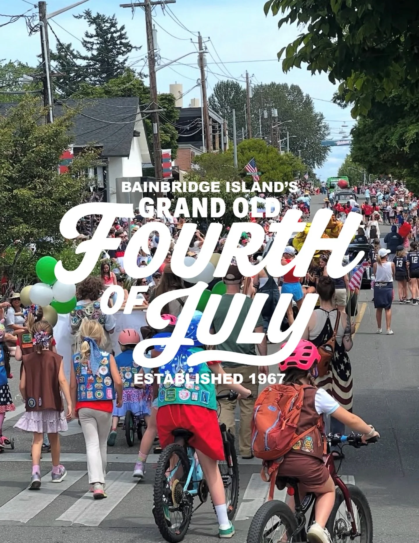 We are so excited for July 4th festivities and it&rsquo;s all going to be here before we know it!

The Grand Old Fourth of July festival is a beloved Bainbridge Island tradition dating back almost sixty years. It is the largest single-day event on th
