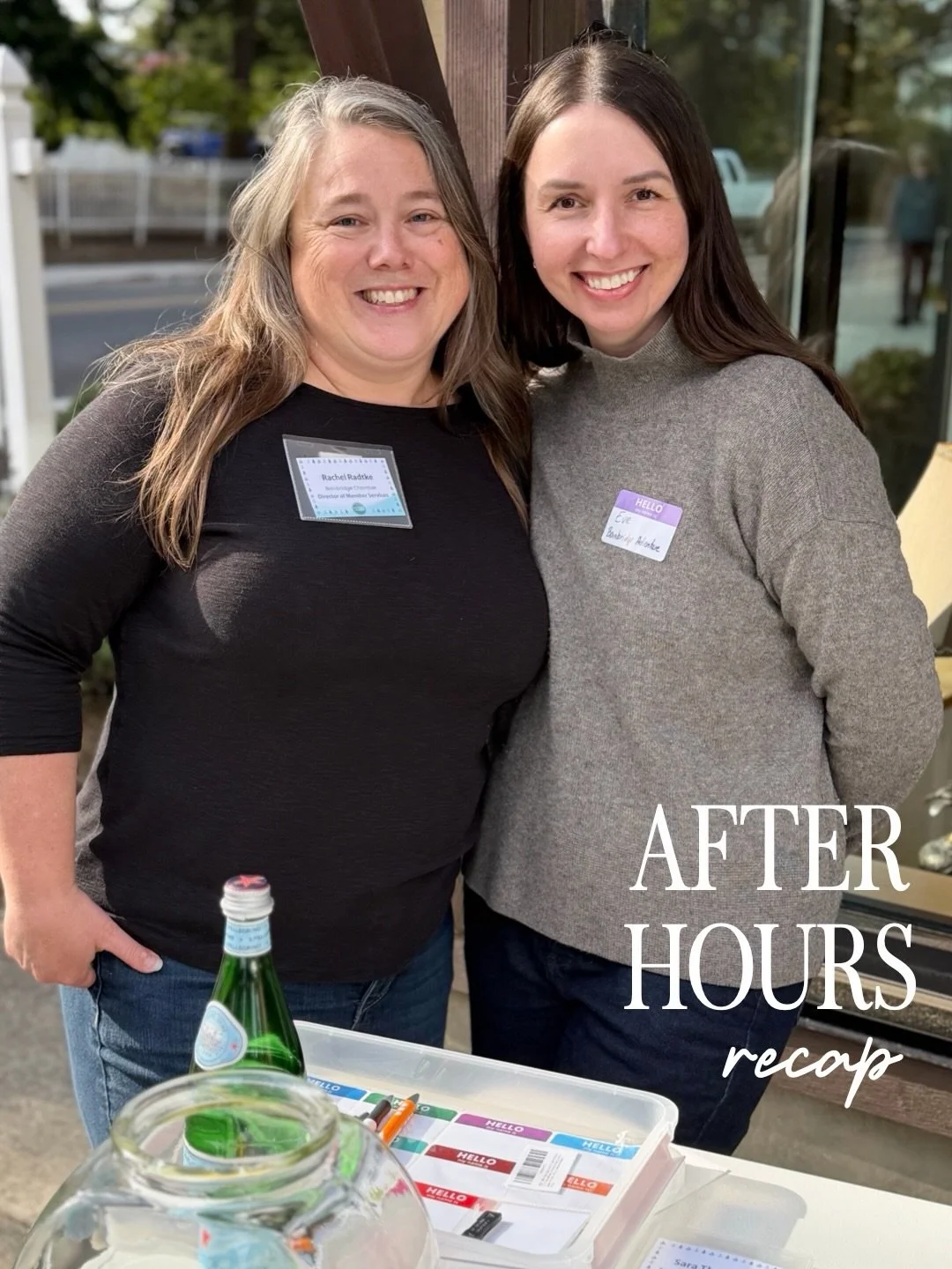 We had a great After Hours last month hosted by @bainbridgeaesthetics, @theclinicbainbridge AND @bainbridge_prepares! Thanks to everyone who came out and welcome to our new members who were there! We love our Chamber community and our fun get-togethe
