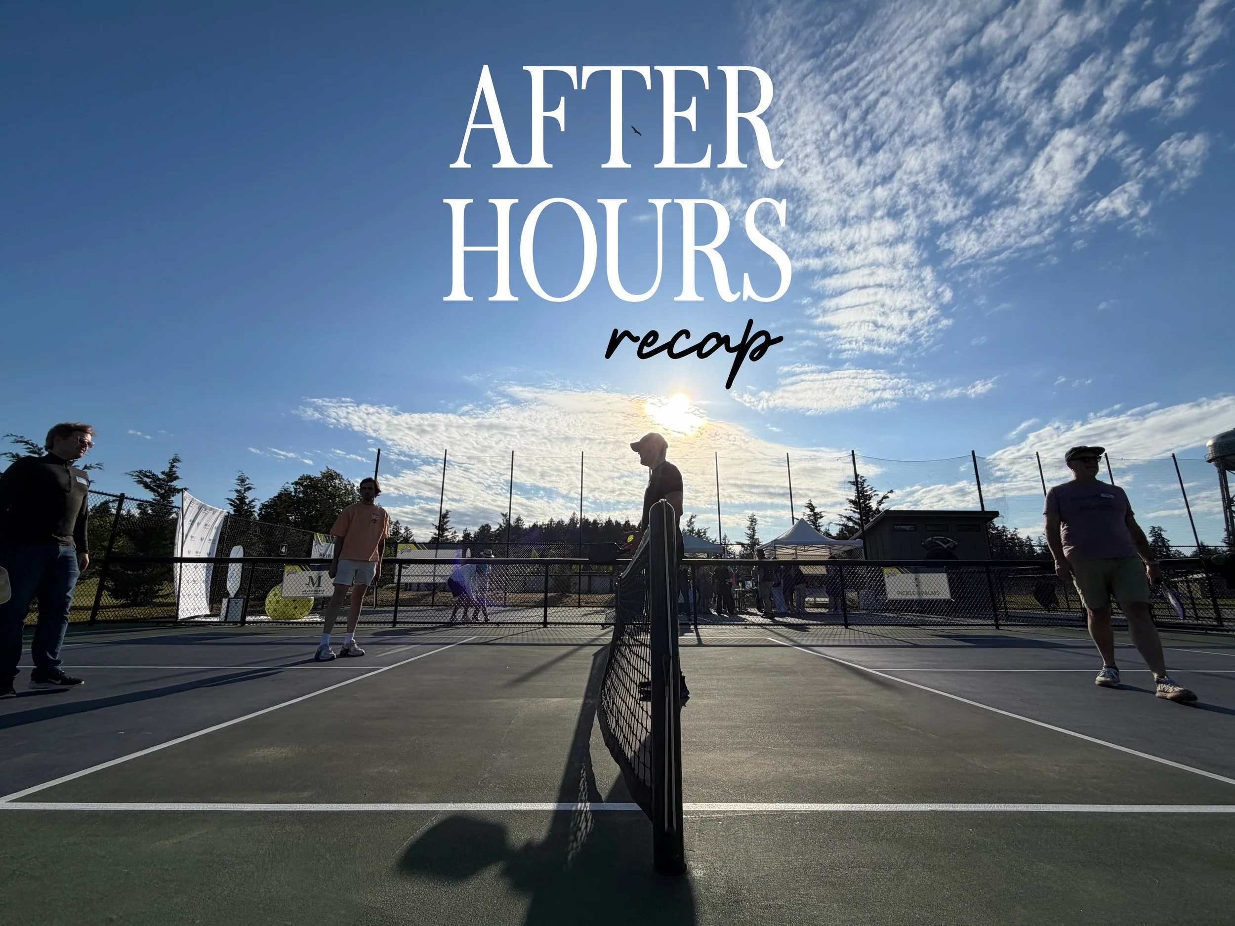 What an incredible May After Hours with @bainbridgeislandpickleball and the @bainbridgehistorymuseum! We enjoyed drinks from @elevenwinery and @bainbridgebrewing and had a blast playing some pickleball &mdash; some of us were new to the sport so we a