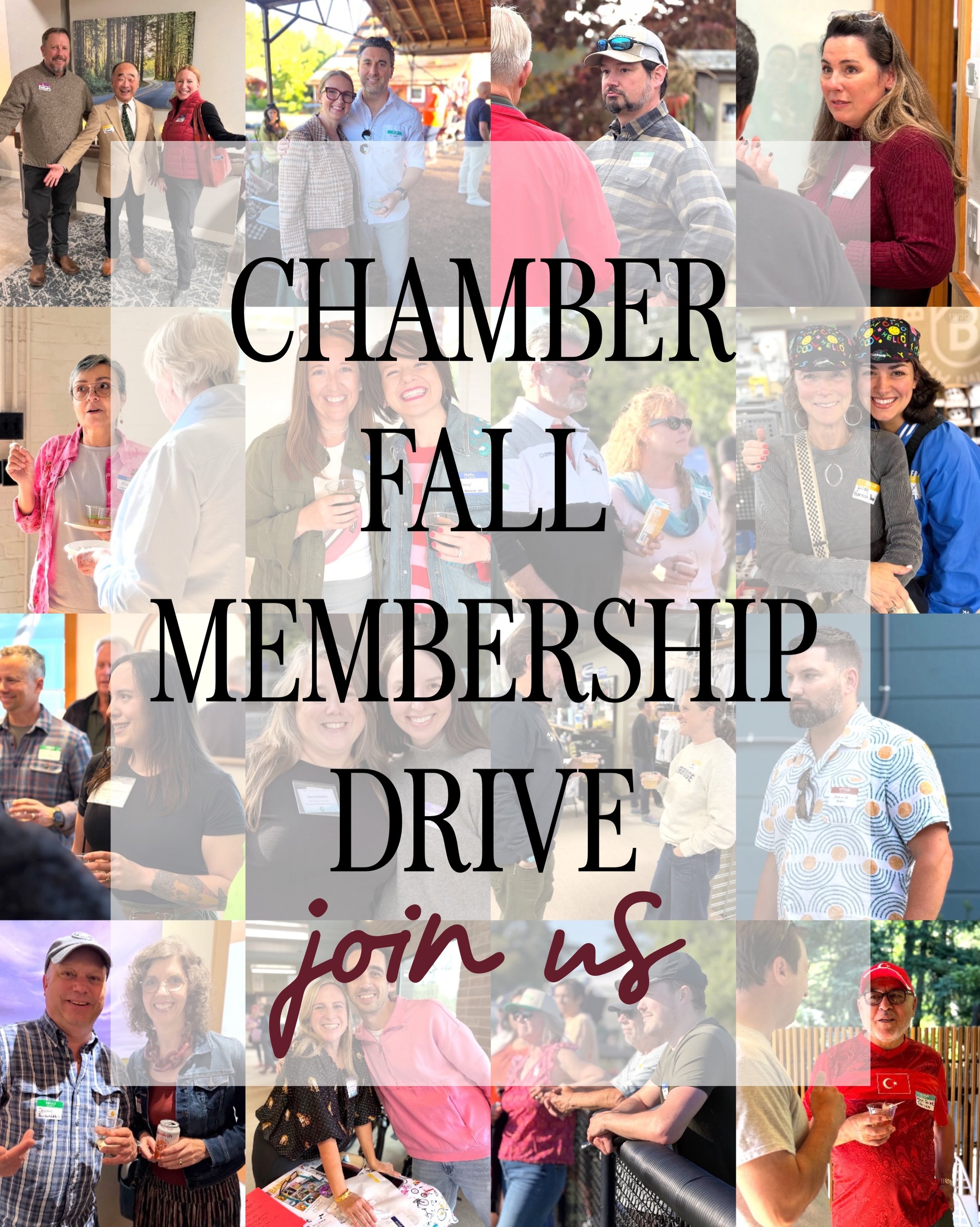Our fall membership drive is in full swing, and as our Chamber members, YOU can help! Throughout September and October we&rsquo;ll have opportunities for you to connect friends and colleagues who might be interested in joining our fabulous business c