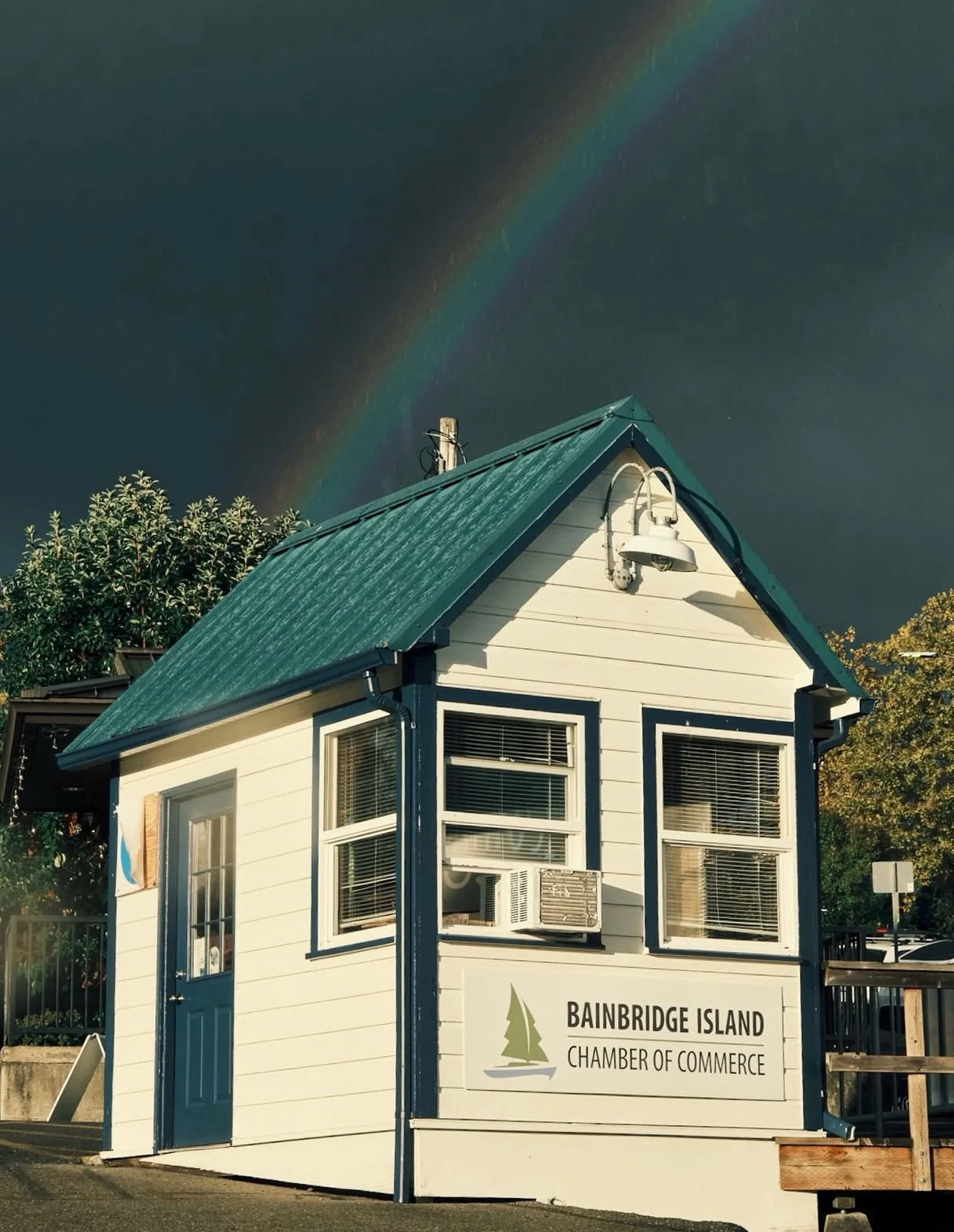 We&rsquo;re not saying we found the pot of gold at the end of the rainbow but we sure love our little Visitor Center by the ferry terminal. If you&rsquo;re visiting Bainbridge, be sure to stop by! 

Thank you @shotbyjstn.dng for capturing this image!
