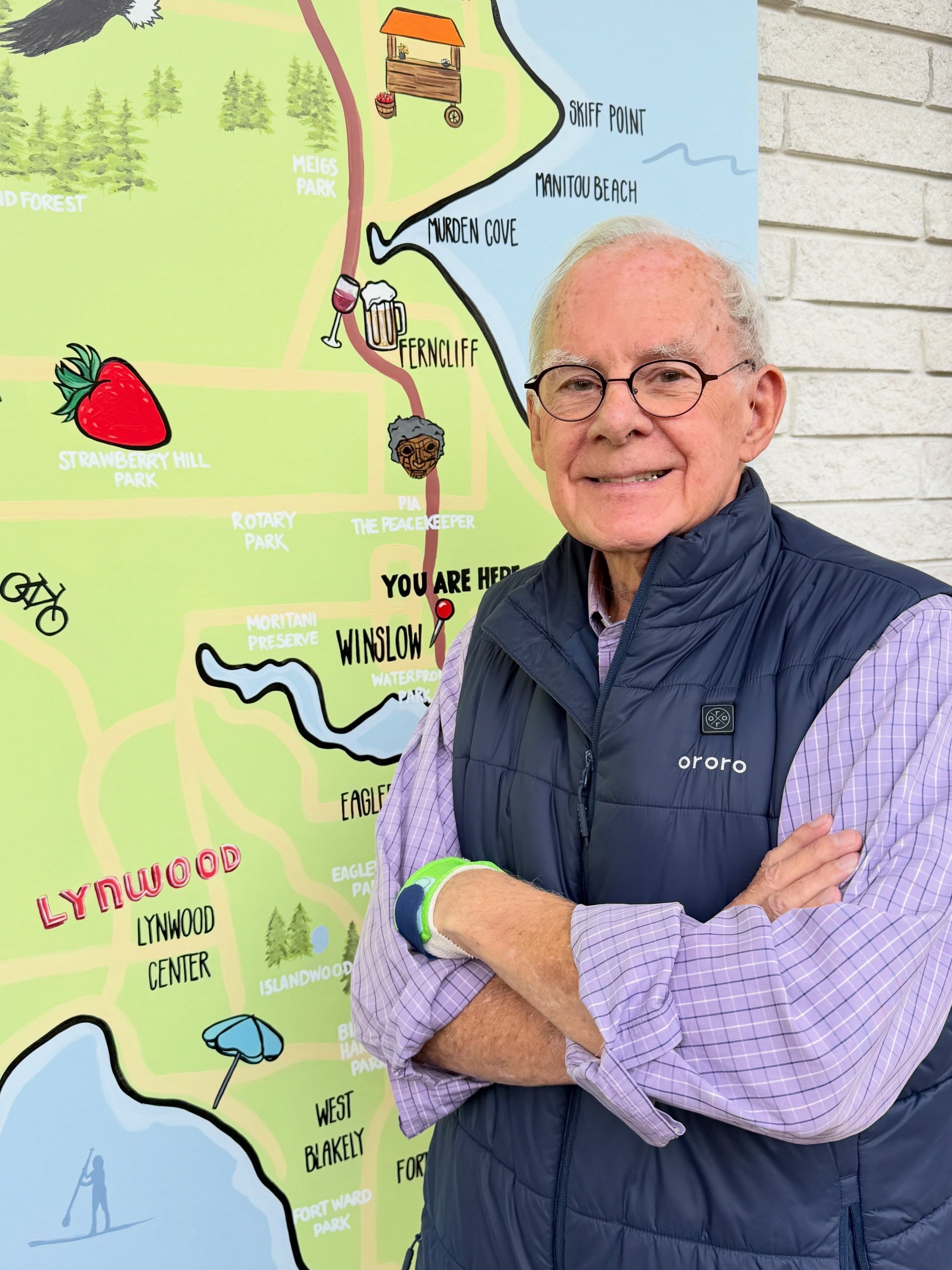 Hi, Ken! 👋🏻 It&rsquo;s time again for Tuesday Trivia at the Chamber! Make sure to come to our office in Winslow and find Ken every Tuesday to test out your Bainbridge Island knowledge! 🍓⛴️ 🐸 📚