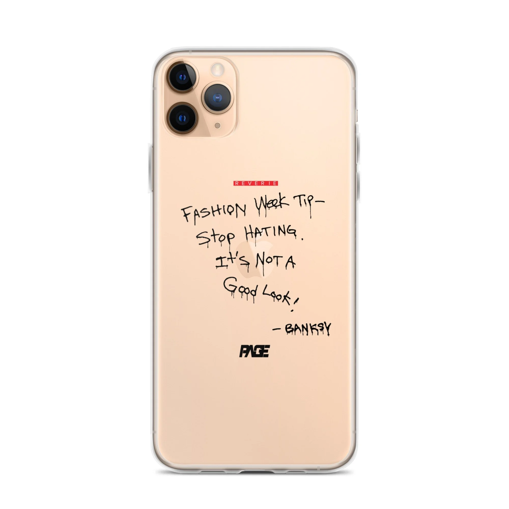 Get your PAGE x Banksy phone case