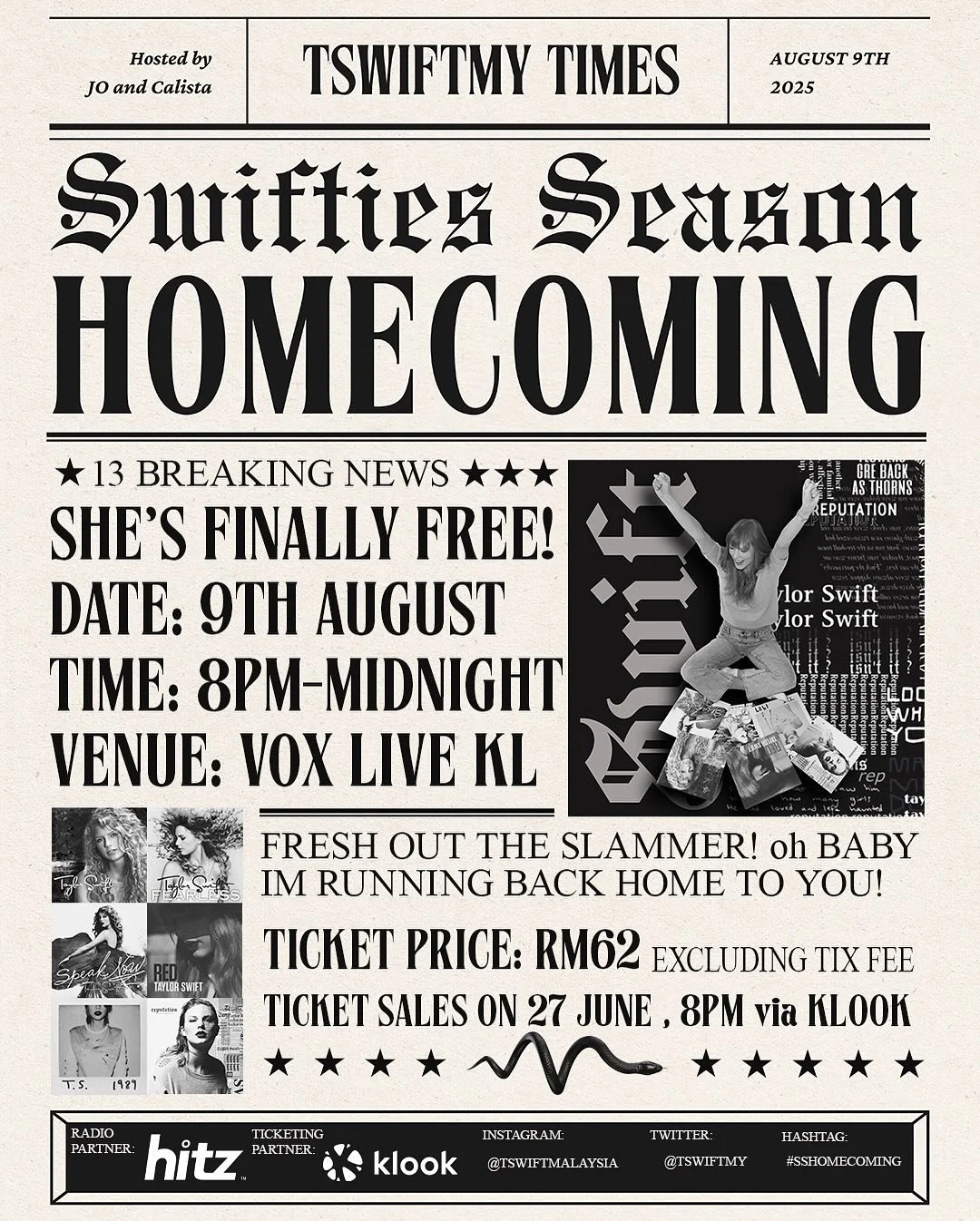 Swifties Season Homecoming