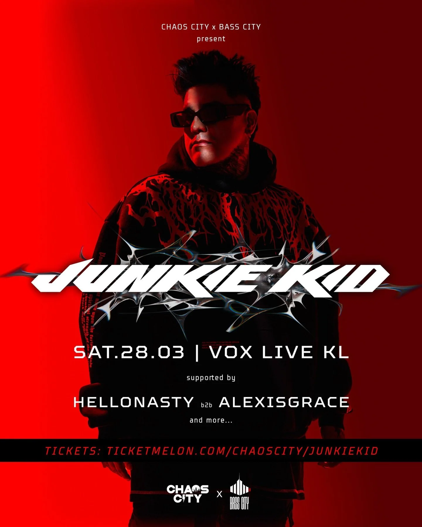 Chaos City x Bass City present Junkie Kid