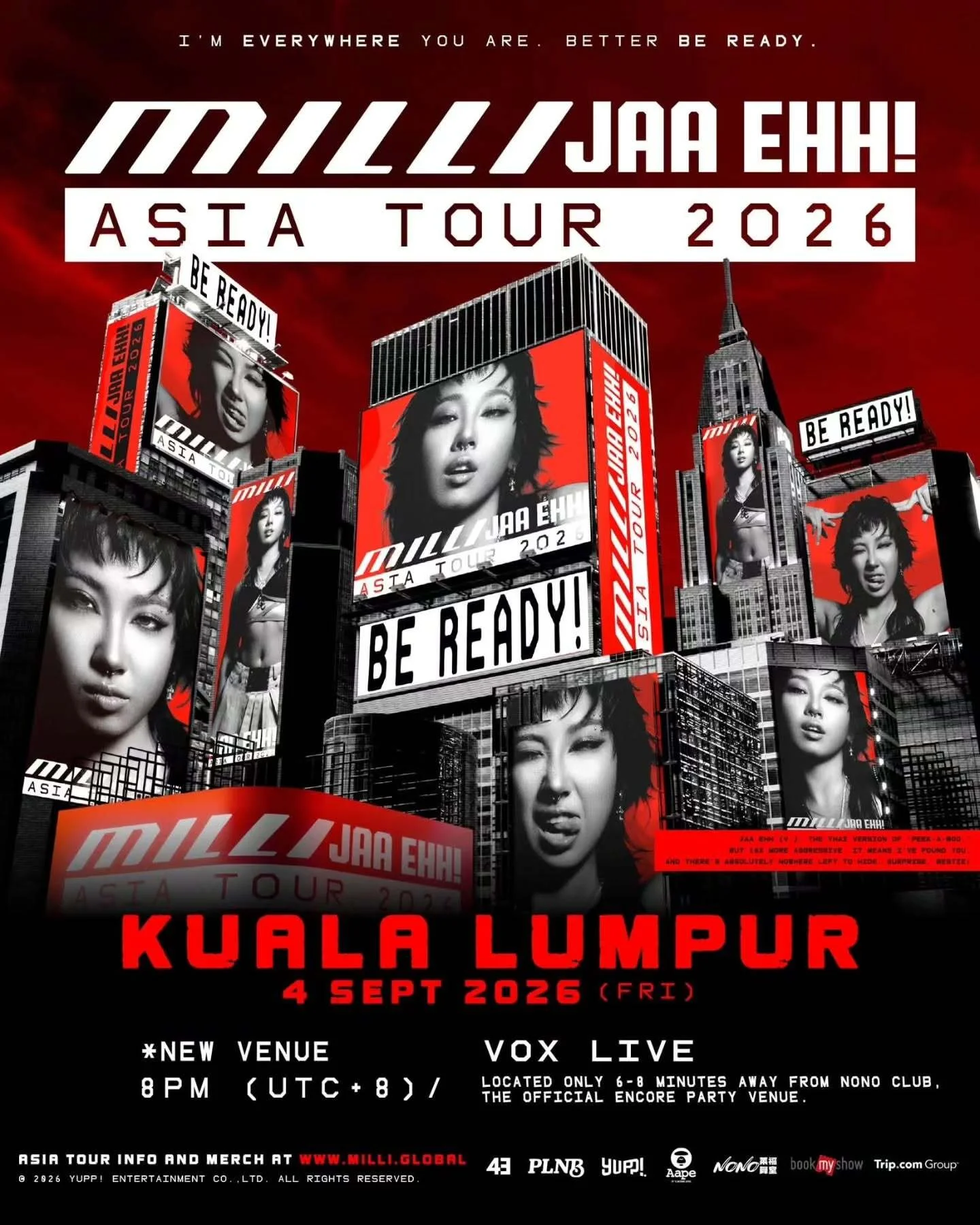 Milli Jaa Ehh! Asia Tour 2026