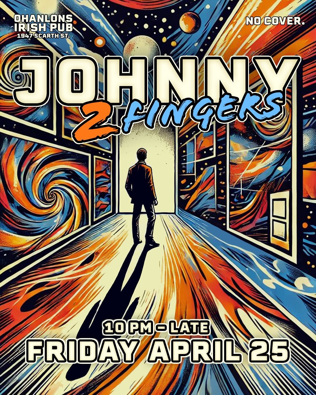 Another big weekend about to go down at the pub!

Friday Apr. 25th &bull; Johnny 2 Fingers &bull; 10:30PM
Saturday Apr. 26th &bull; DJ Charly Hustle &bull; 10:00PM

We&rsquo;ve never charged cover and aren&rsquo;t about to start now. See you this wee
