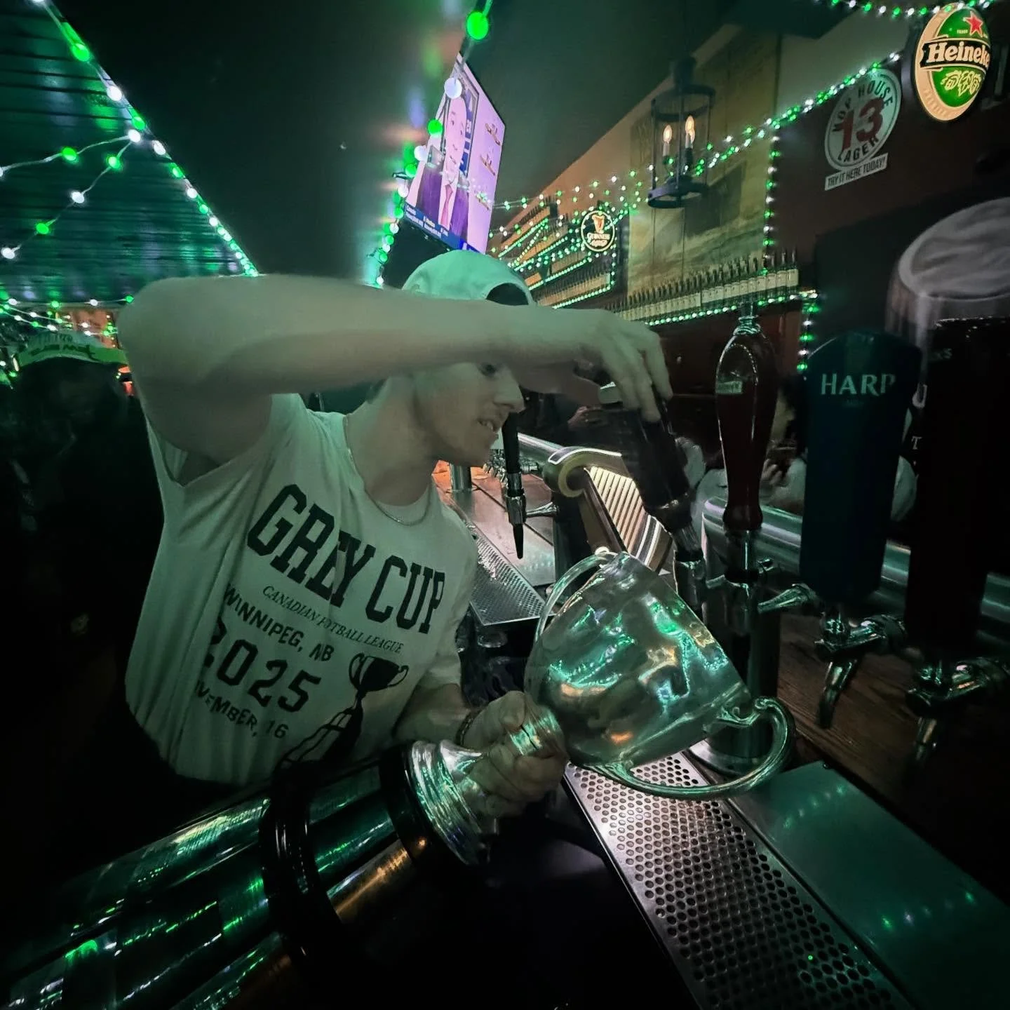 Split The G(rey Cup)! Massive congratulations to the entire Saskatchewan Roughriders organization for such a triumphant victory. Cheers to all that chose to celebrate at O&rsquo;Hanlon&rsquo;s, not just this past week, but over the course of the enti