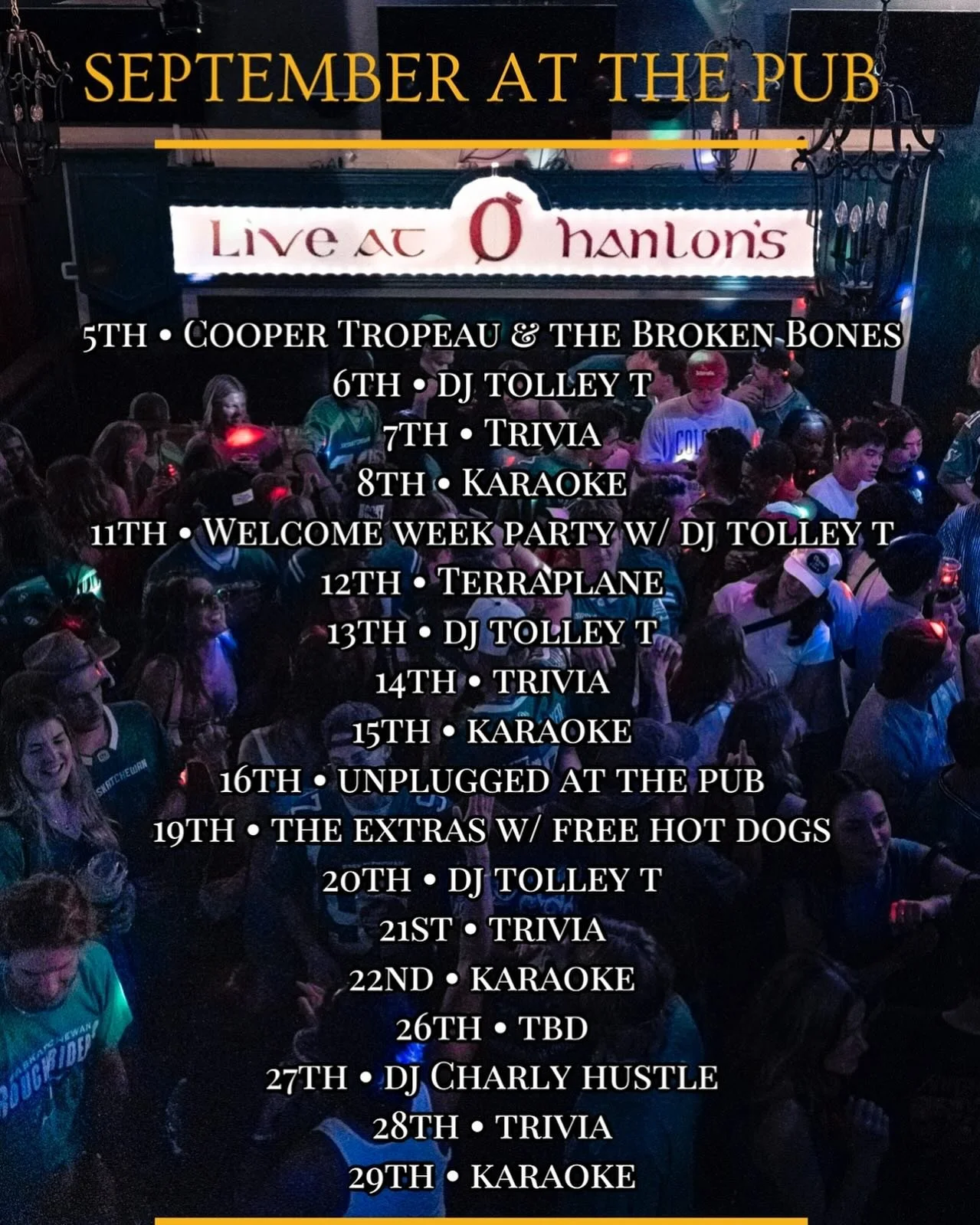 September is here! Lots of good stuff happening this month, come check it out!