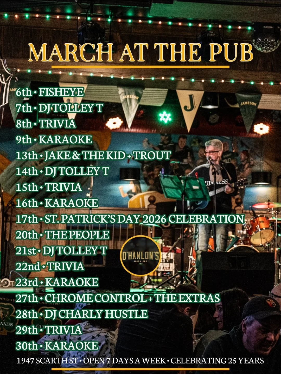 MARCH! Yes, we do have more going on this month aside from Paddy&rsquo;s Day festivities. Come check it out!