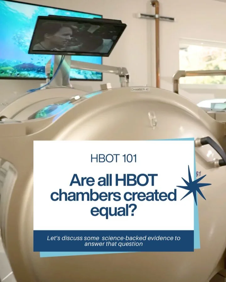 Not all hyperbaric chambers are created equal🫧

Hard chambers deliver higher pressure + 100% medical grade oxygen for a deeper therapeutic impact.

Knowing the difference = making an informed choice based on what your body actually needs 💡

#hbot #