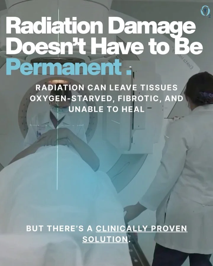 Life after radiation: the hidden side effects

Radiation therapy saves lives, but months or years later, many patients develop late radiation tissue injury.

HBOT is a recognized, insurance covered indication for radiation injury. Medicare covers tre