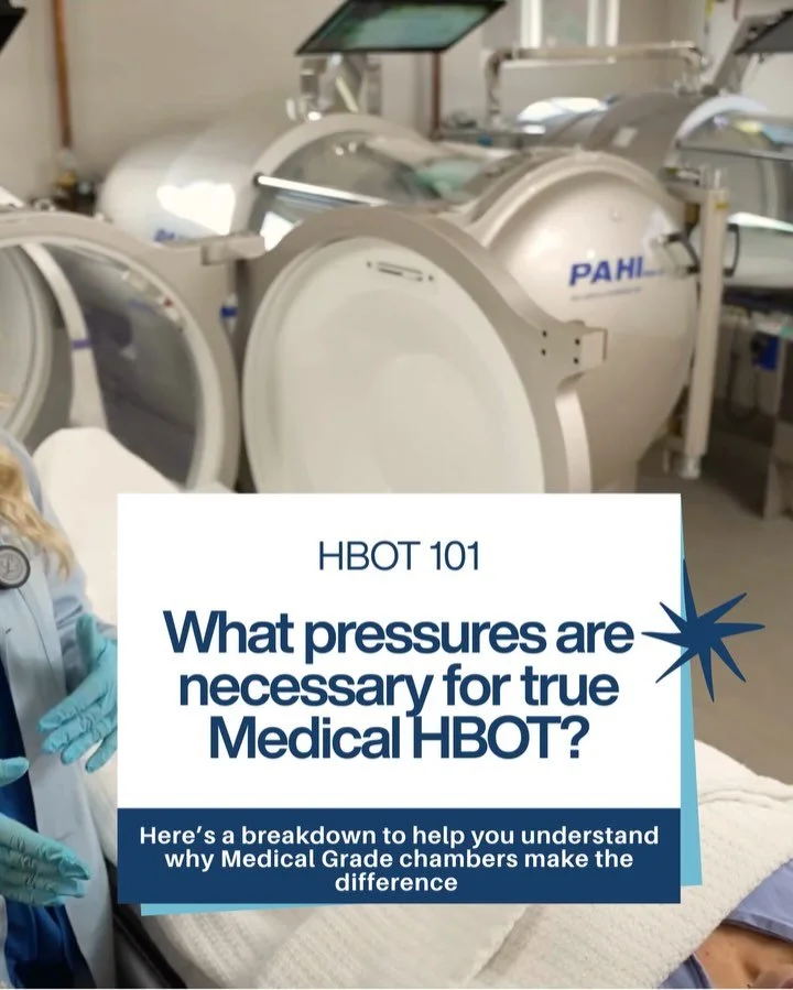 Sufficient pressurization is critical to you reaping the most benefit from your hyperbaric oxygen therapy experience. 

It&rsquo;s not arbitrary, it&rsquo;s science.✨

#hbot #hyperbaricchamber #hyperbaricoxygentherapy #oxygen #health #wellness #heali