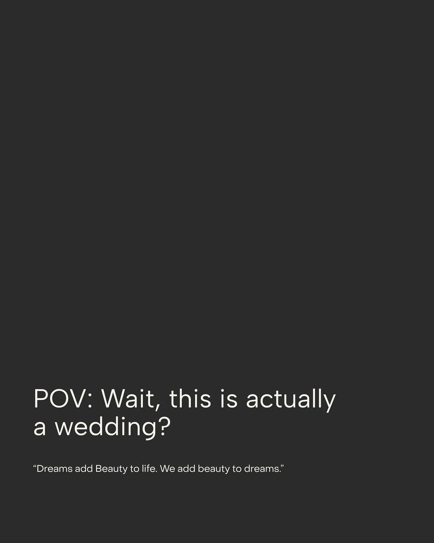 Not every wedding has to look like a cliché.
Myth: A beautiful wedding = standard templates.
Truth: Uniqueness is born in the details. And it’s the details that make your wedding unforgettable
Ready to make your guests say: “Wait