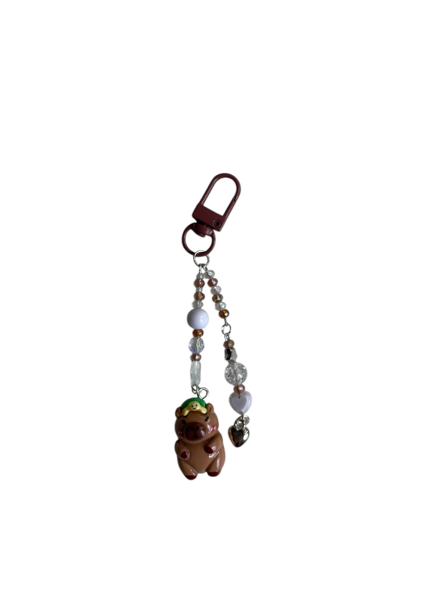 Capybara and Turtle Keychain | Bagcharm