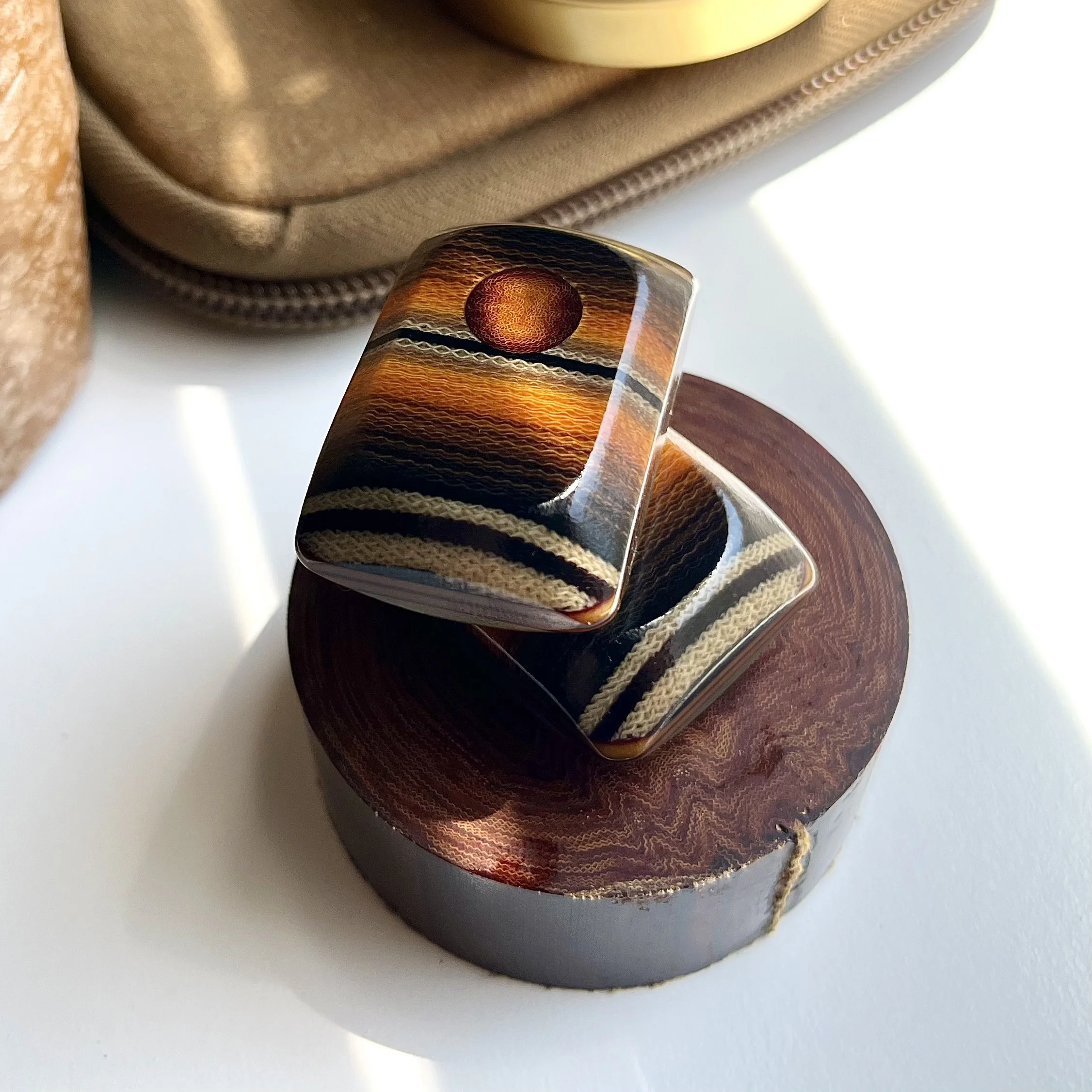 Palmer Worry Stones - Mocha Gcarta + Lager G10
