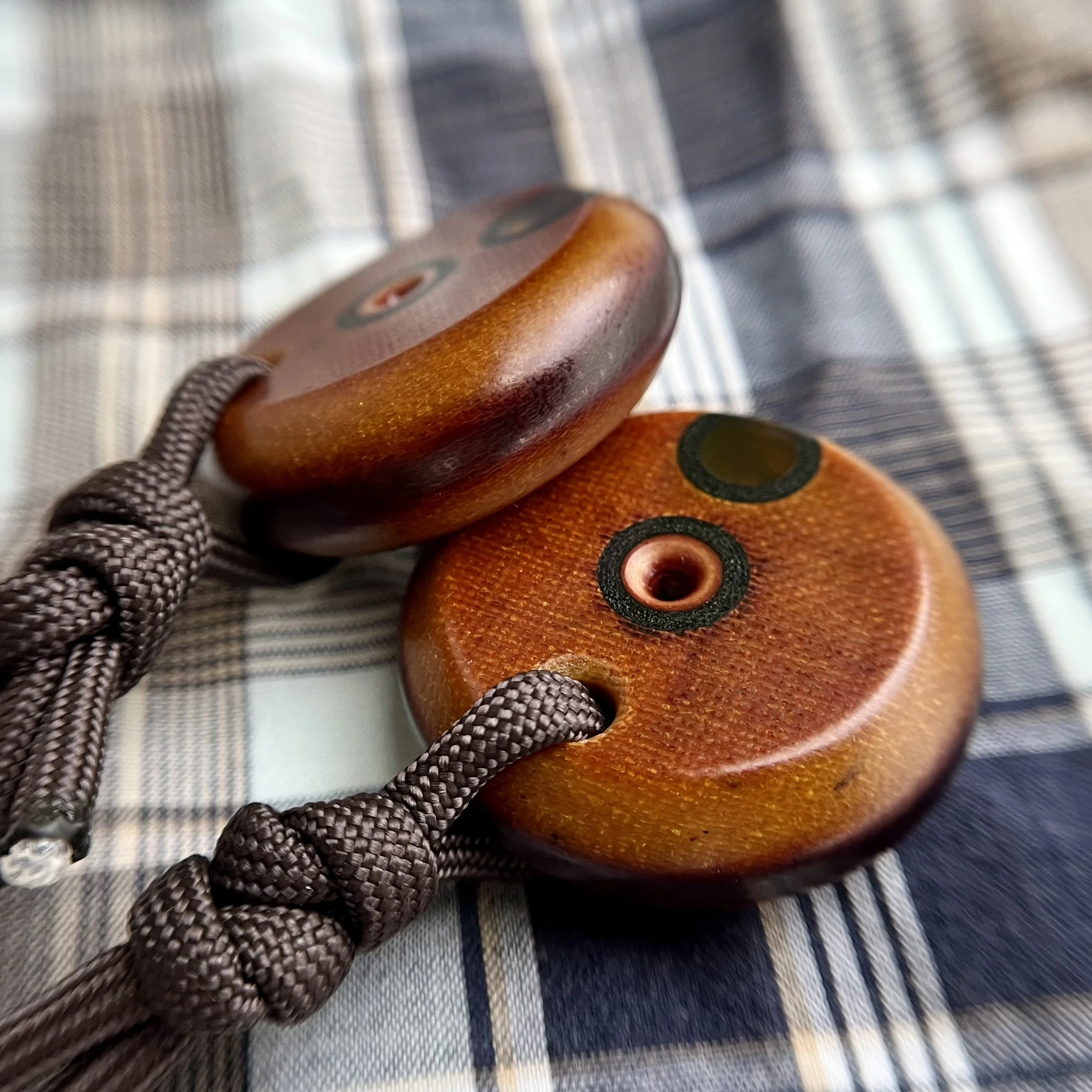 Palmer Worry Stones - Vintage English Linen Wheels