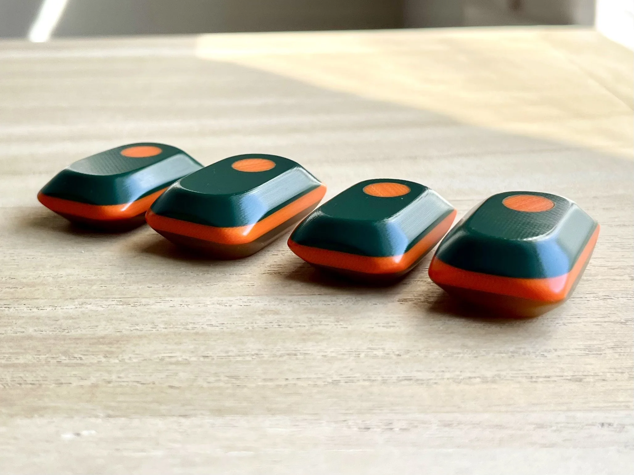 Palmer Worry Stones - Lager + Forest Green G10