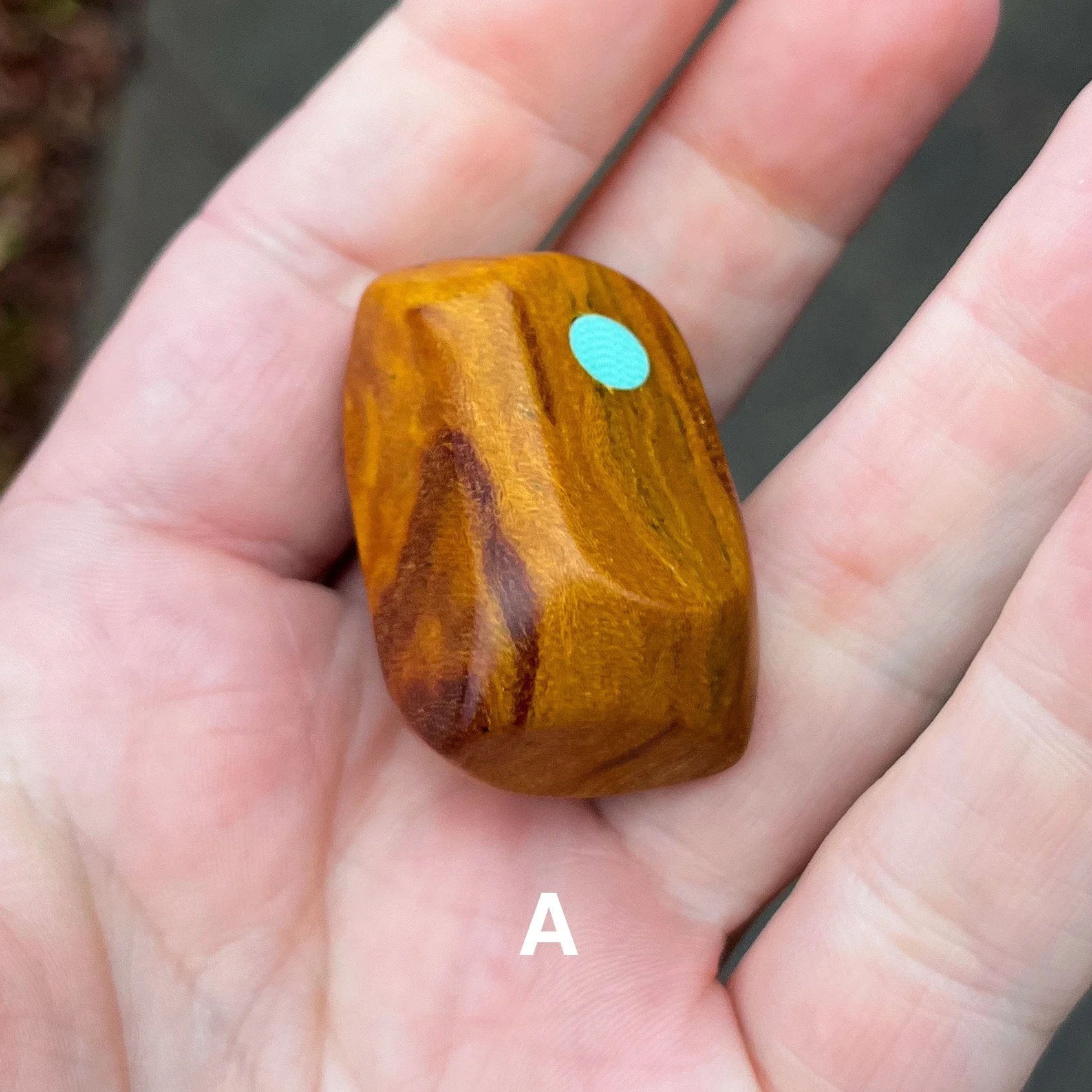 THICC Vintage Rag Micarta Palmers w/ Tiff G10 Inlays