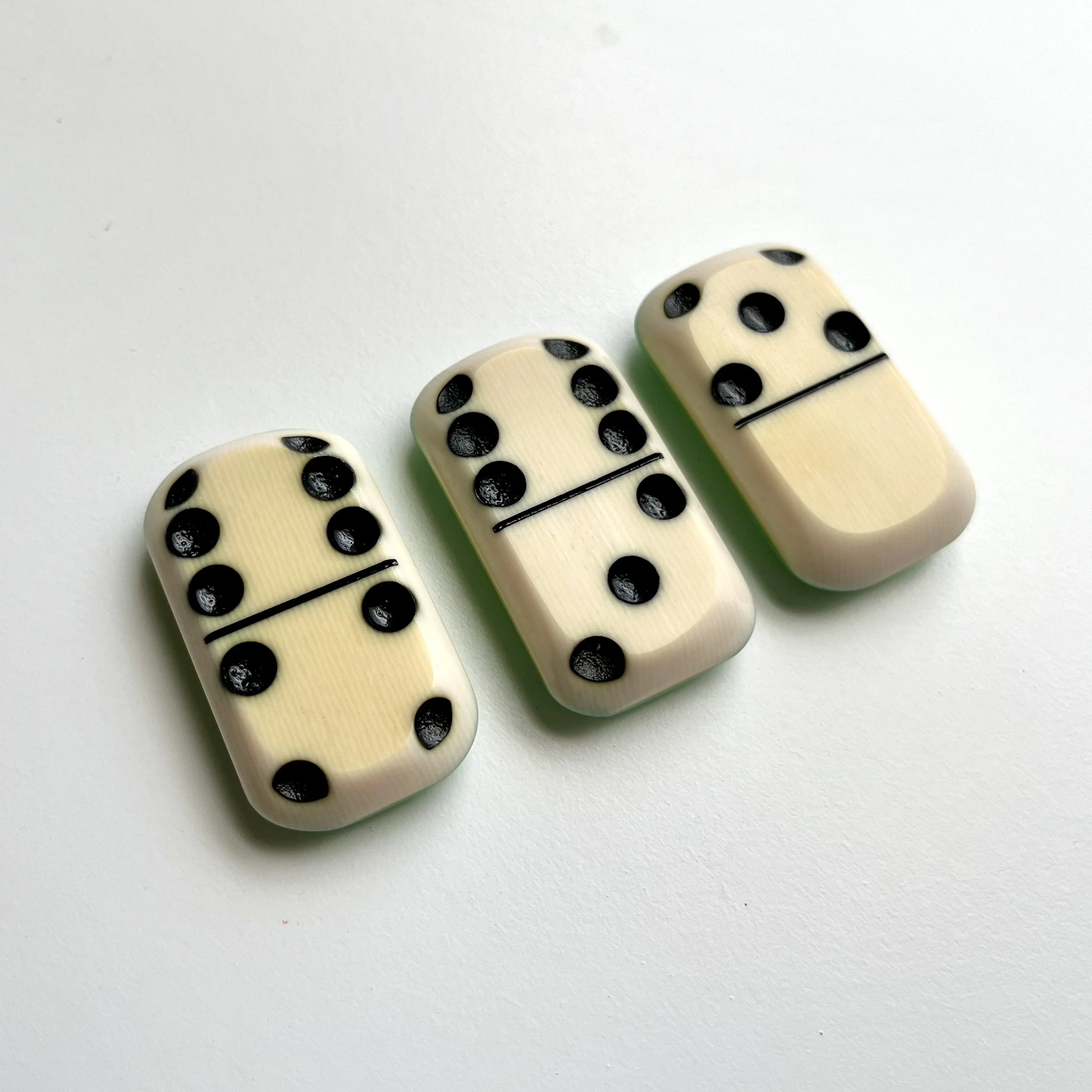 Vintage Celluloid Domino Palmer