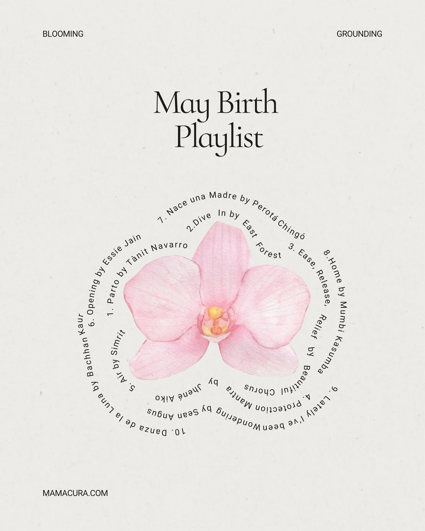 🌸For Your Ears🌸

a while back a client had asked me to help her put together a playlist to listen to during her third trimester, while she&rsquo;d visualise her birth experience (big fan!)

in honor of the two magical births I was invited to attend