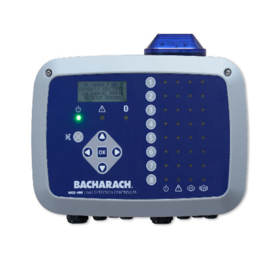 Bacharach MGS-408 gassdeteksjonskontroller