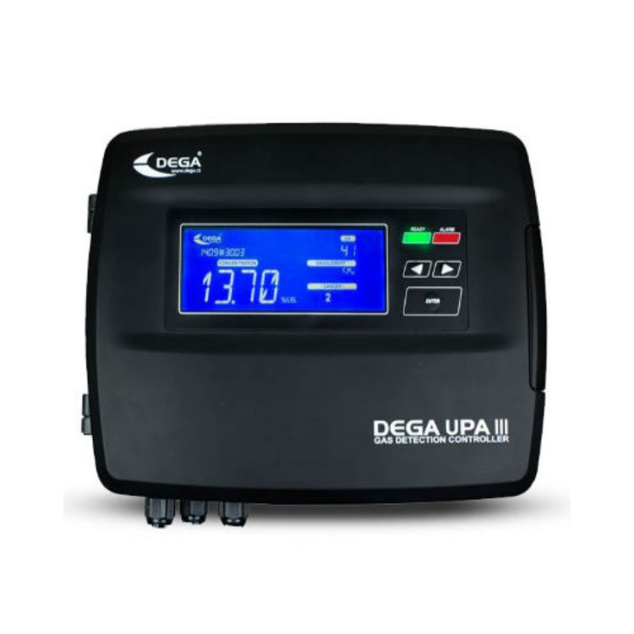 DEGA UPA III 16/32 Gassdeteksjon kontrollpanel