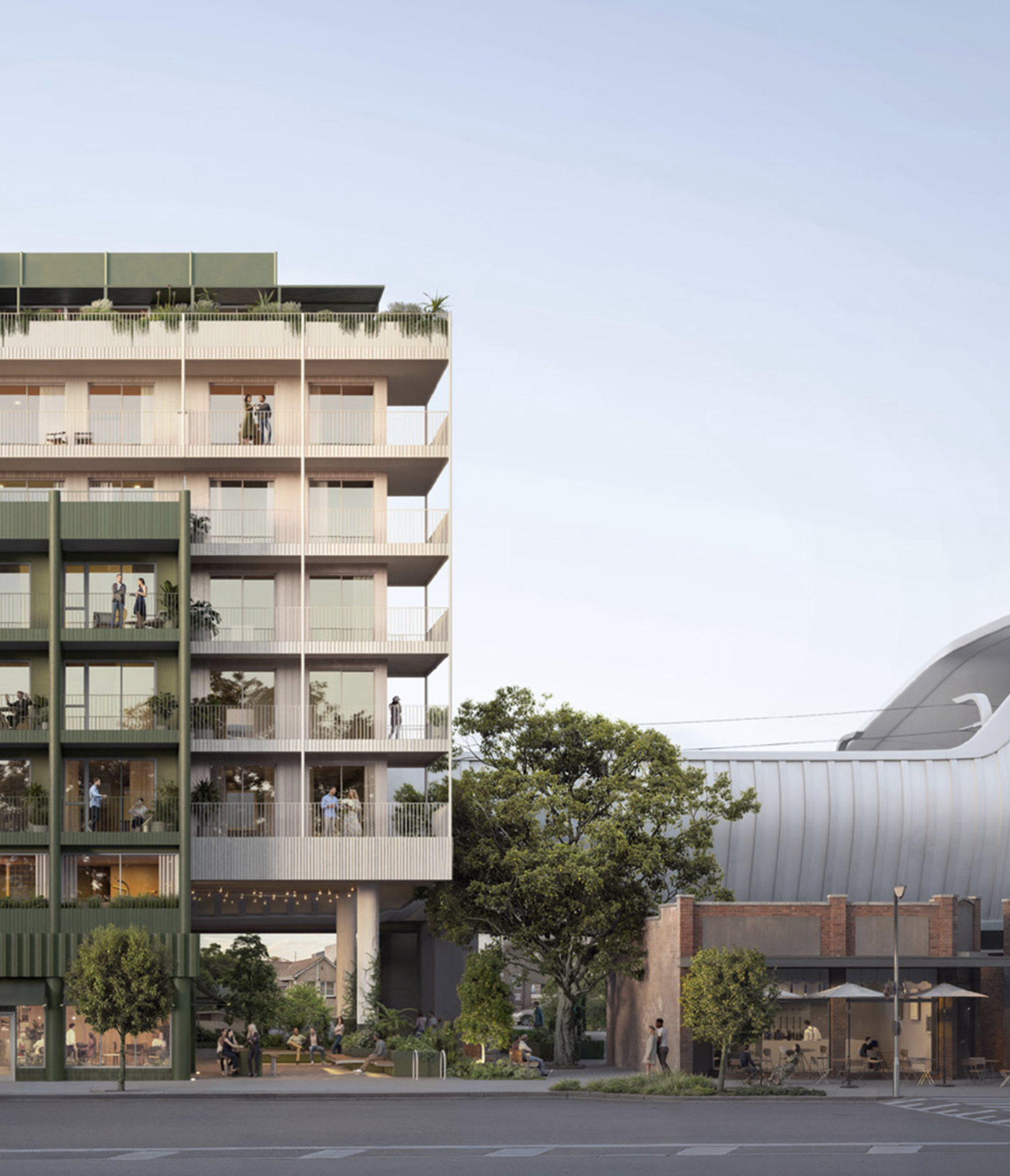 New high-rise apartment complex in Murrumbeena next to the train station
