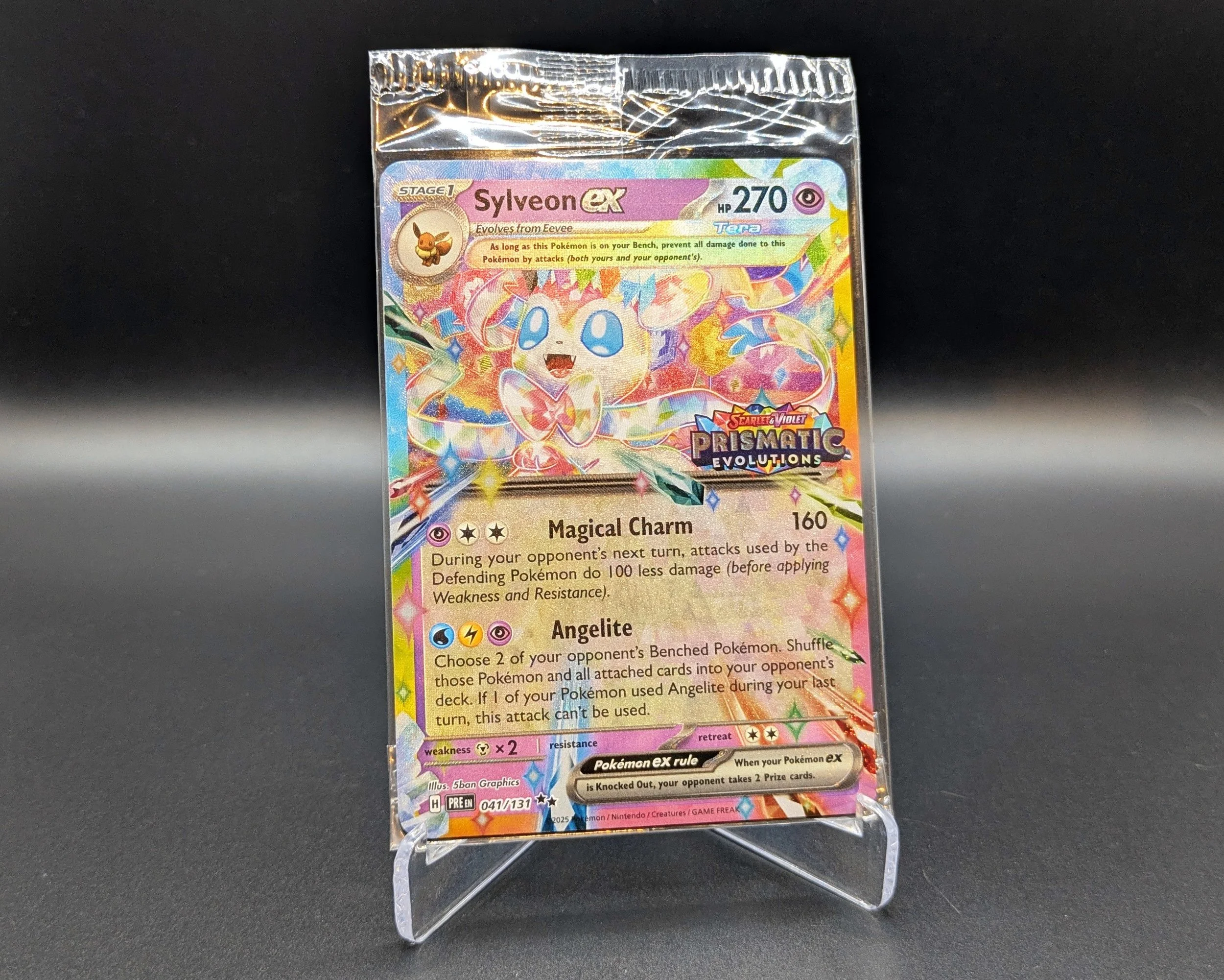 Sylveon EX Prismatic Stamped