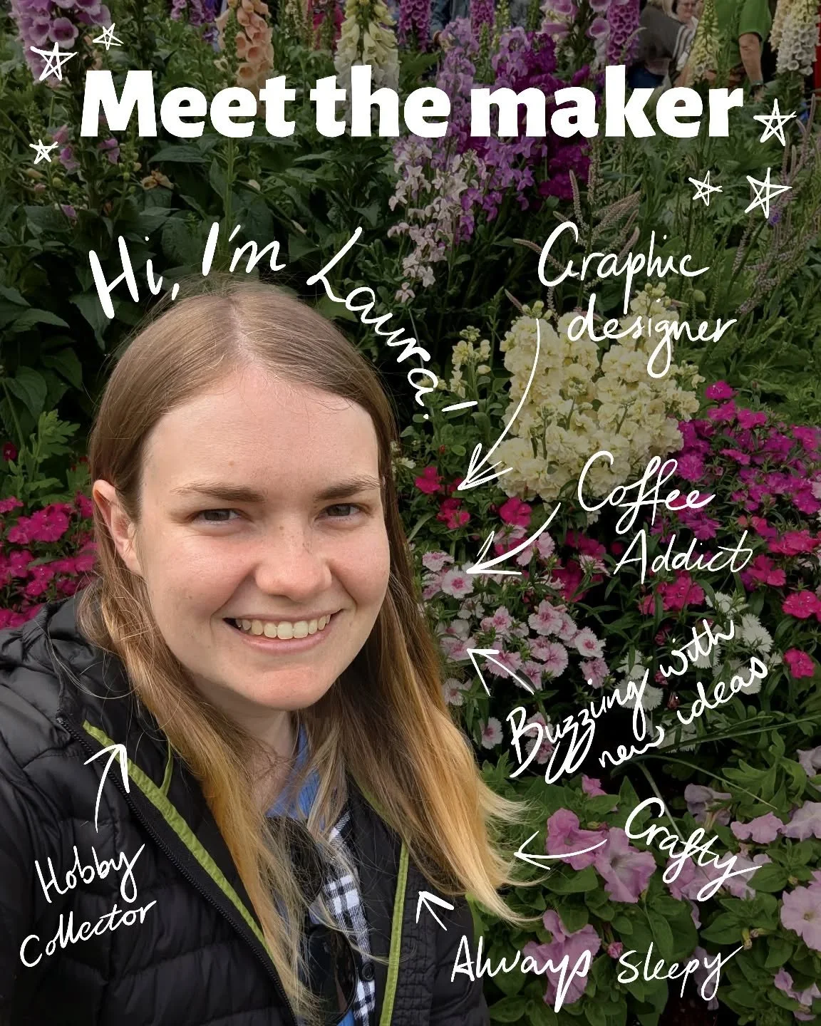 I've realised it's been over a year since I introduced myself! 🫢 There's no better time than March for a #meetthemaker post so here we are!

This post pretty much sums up everything about me right now. If you're new here, thanks so much for joining 