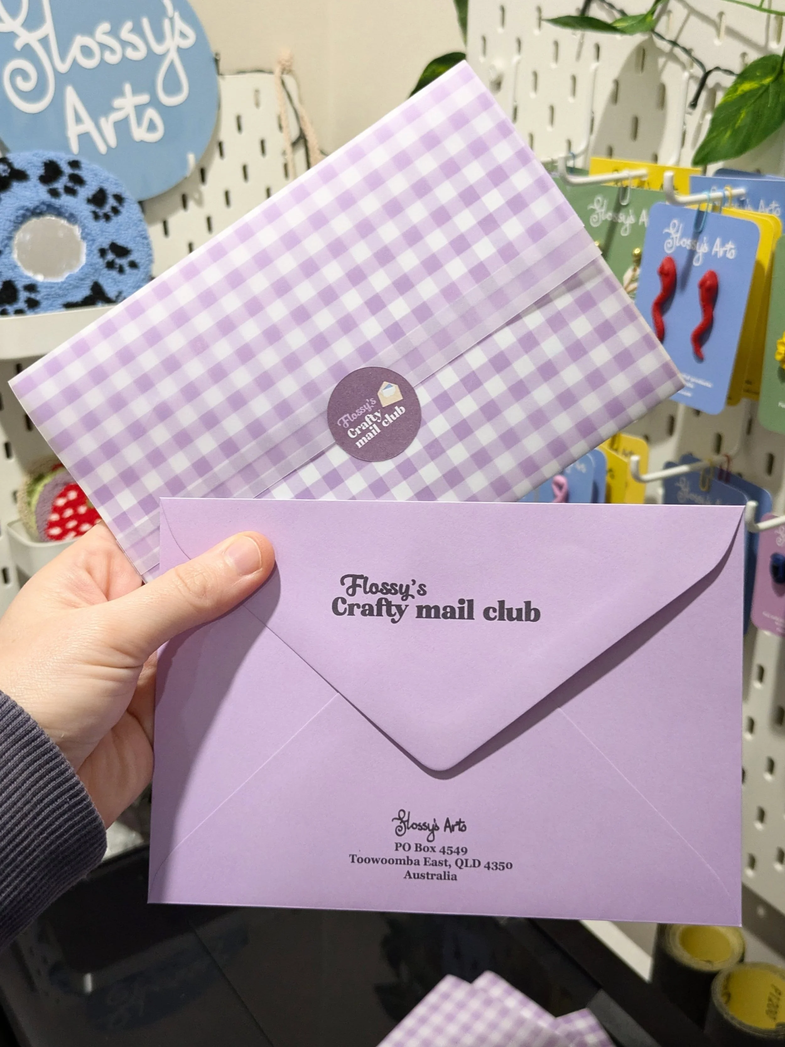 The very first edition of my crafty mail is on its way to mailboxes around the country! 💌✨

Seeing how this has all come together has made the crafty, graphic designer &amp; stationery lover in me sooo excited! 💜 I'm really happy with what I've man