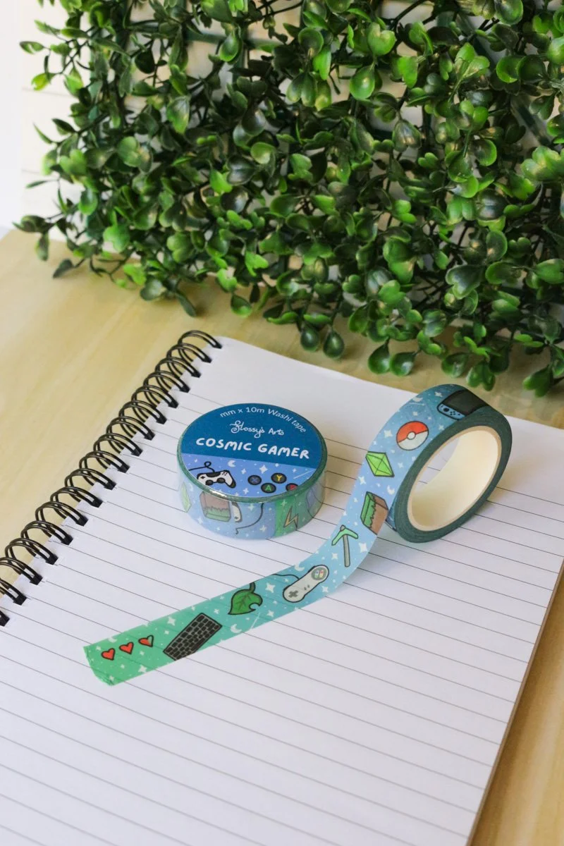 Cosmic gamer washi tape