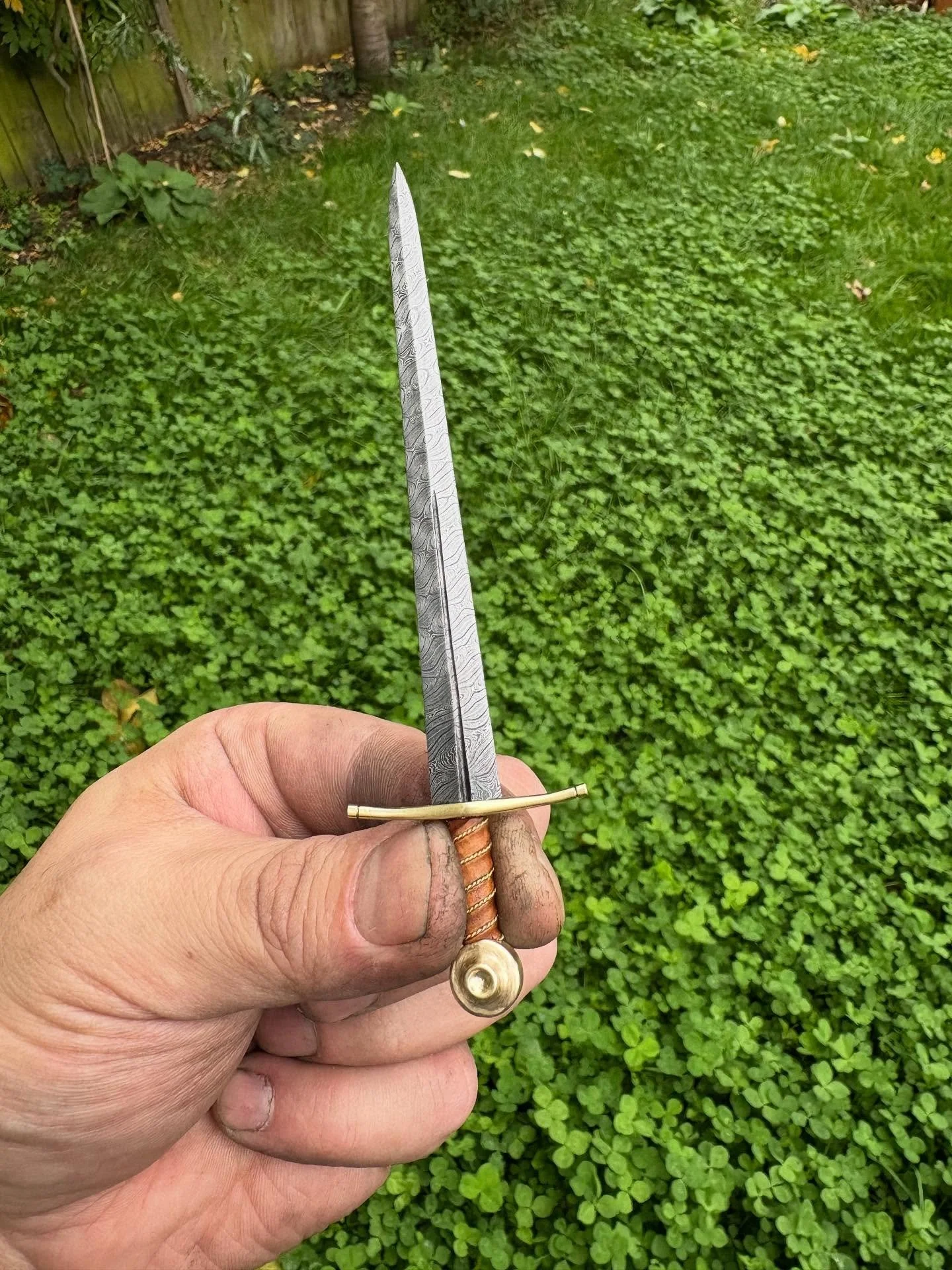 I made a smaller necklace version of this a few days ago and really wanted to make the letter opener version too! 

I am pretty happy how this twist damascus turned out, I have some raindrop damascus offcuts which I forge into tiny square stock and t