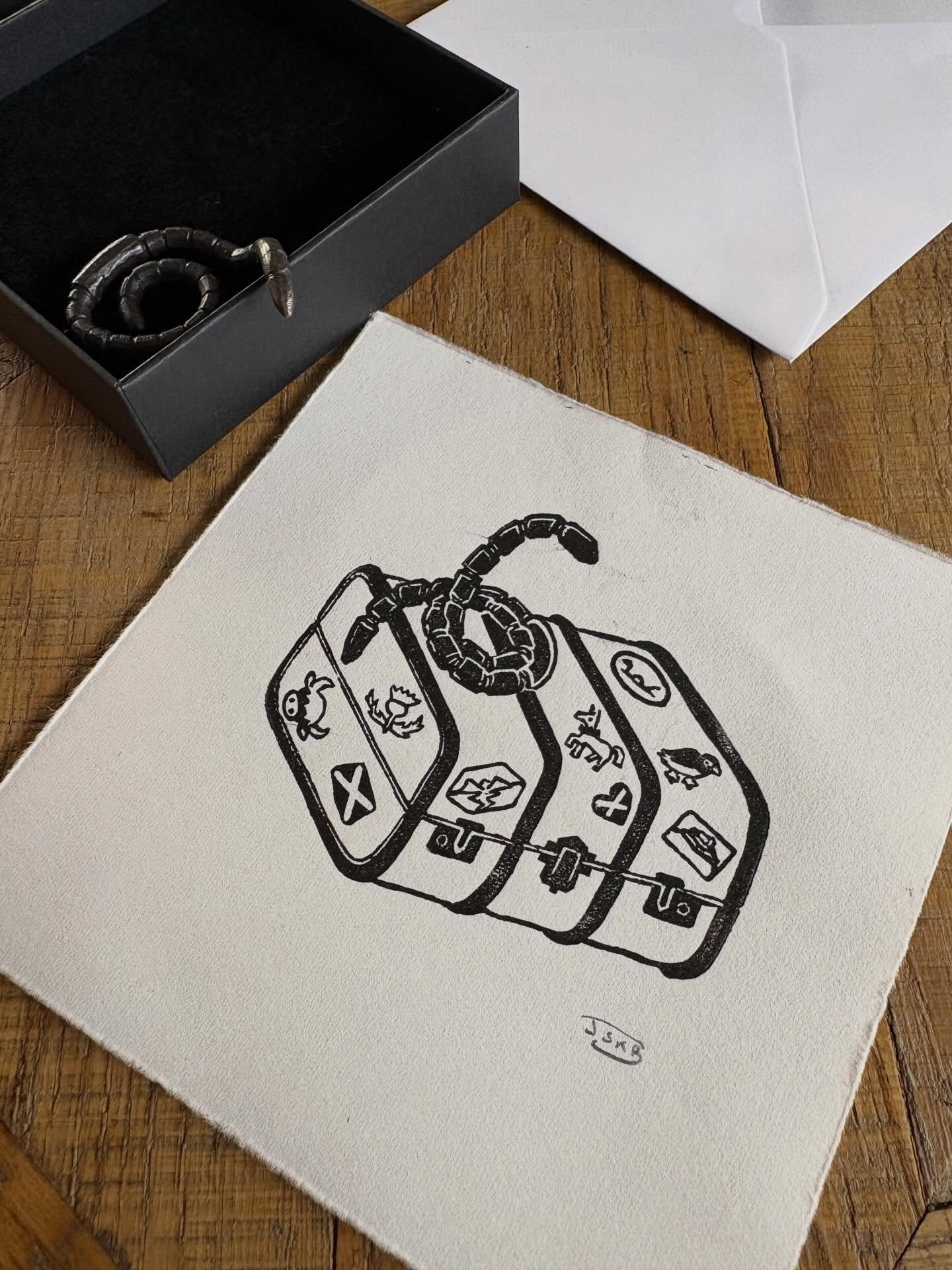 I posted a worm to a lovely customer in Edinburgh recently- they ordered Gudrun, but unbeknownst to me, the ever-flighty Bronda snuck into package instead! When the package arrived, the customer was very cool about it and we quickly arranged a worm-s