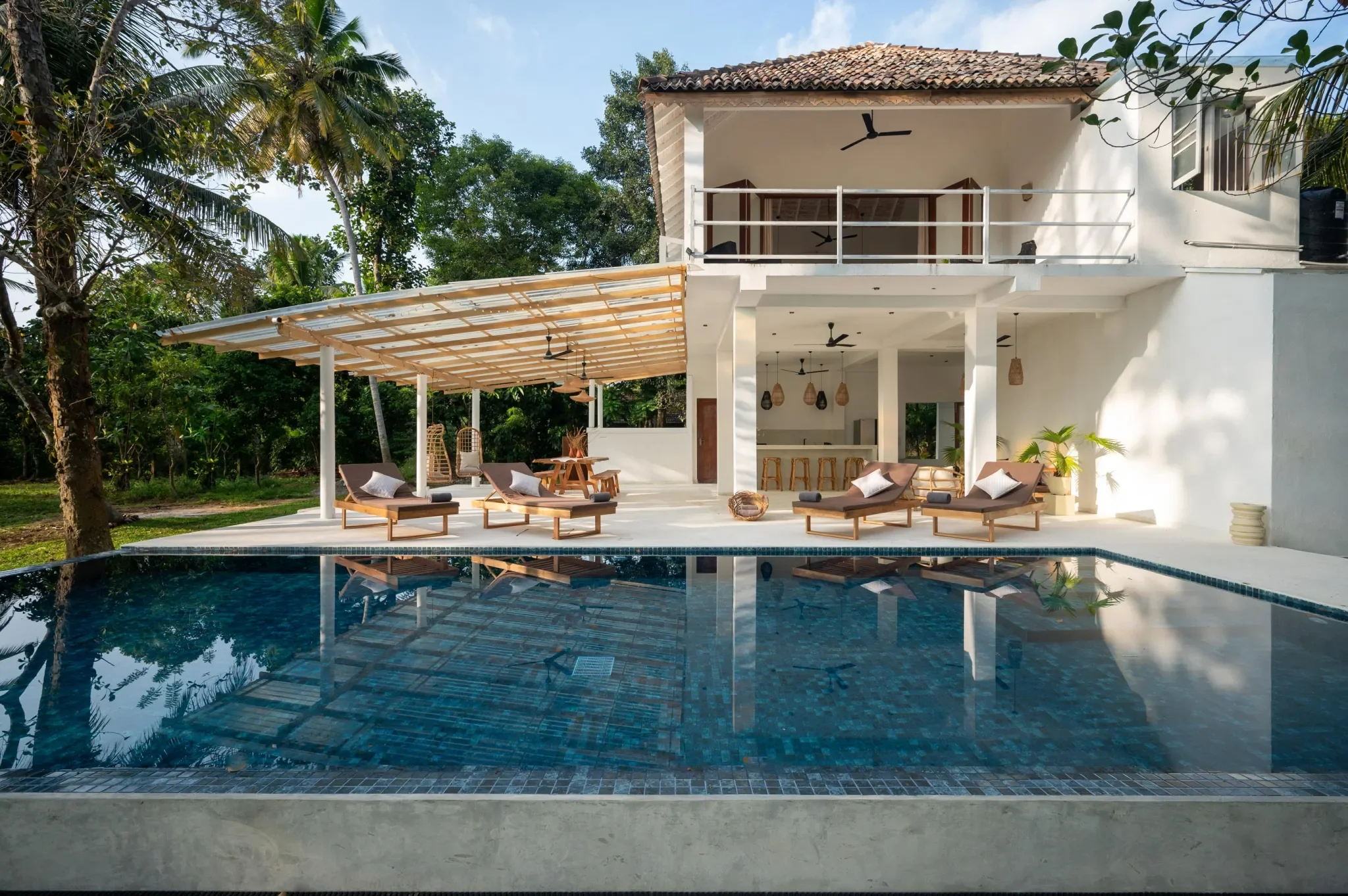 Soul House Ahangama Sri Lanka Retreat Space with large pool for relaxing
