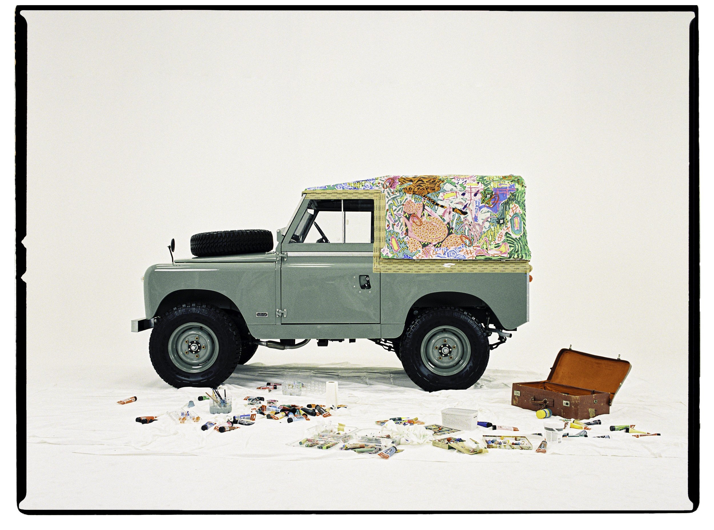 Transforming a Land Rover Into Rolling Art
