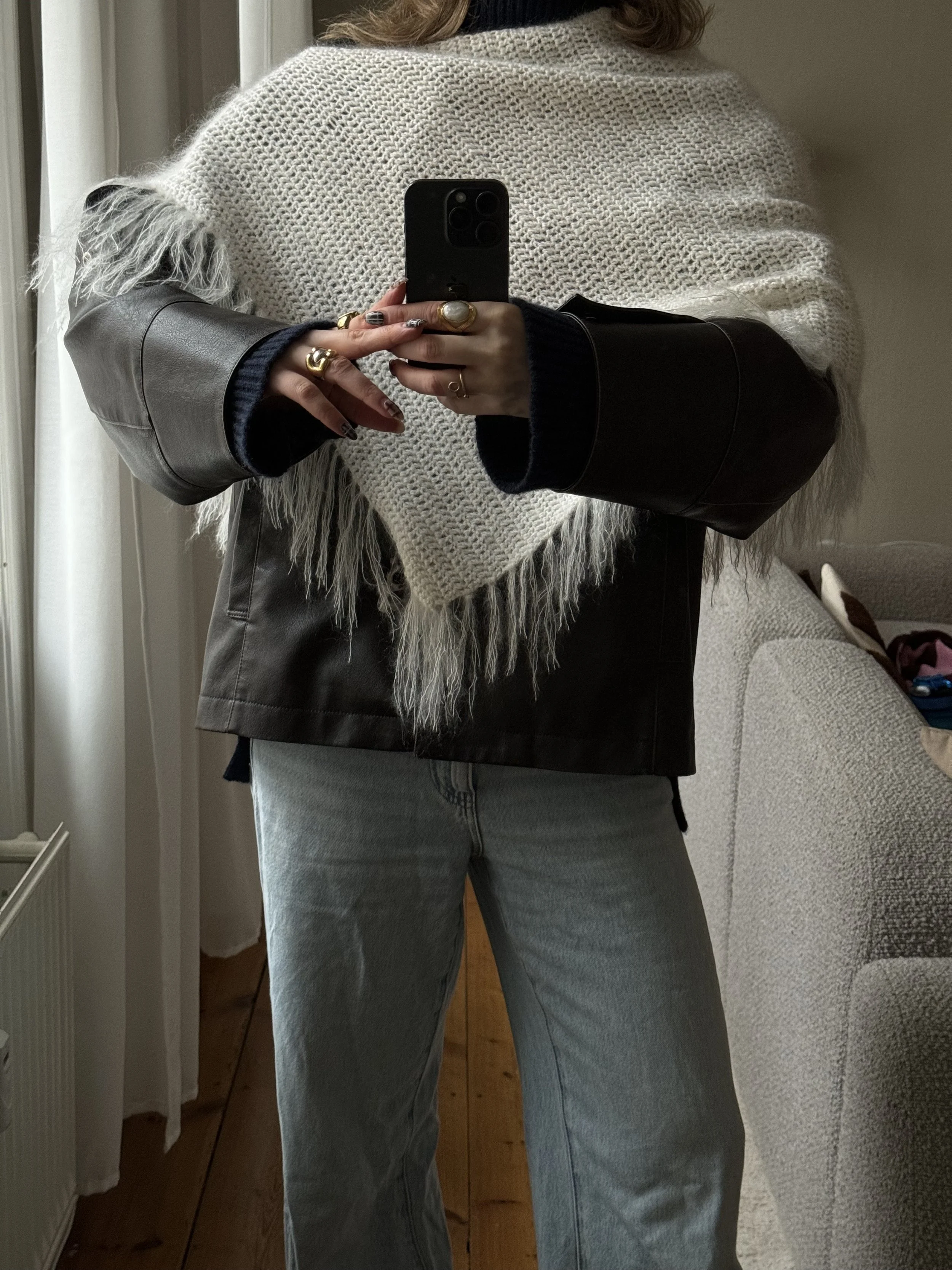 Mohair Poncho