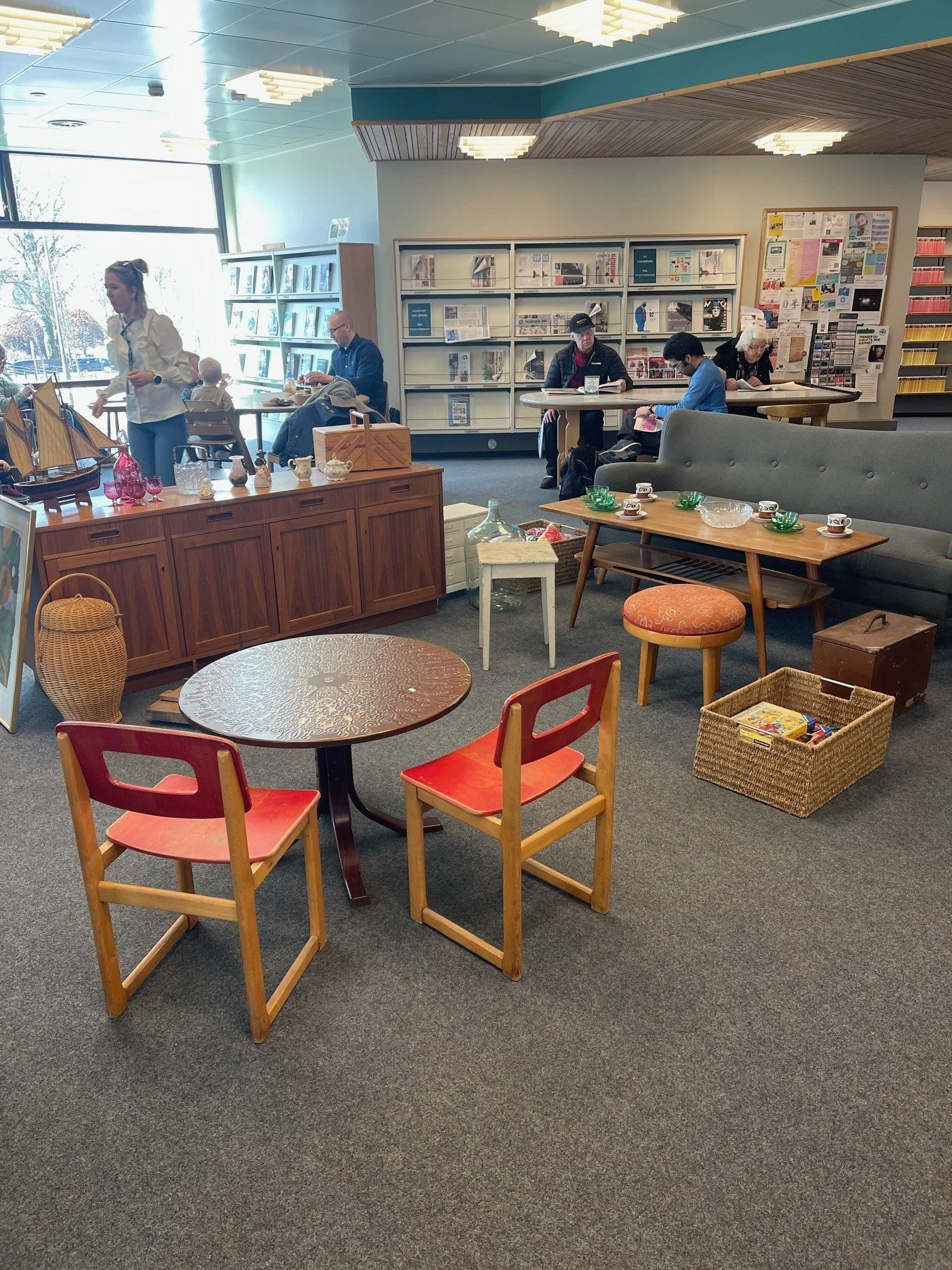 Affi pop-up på biblioteket