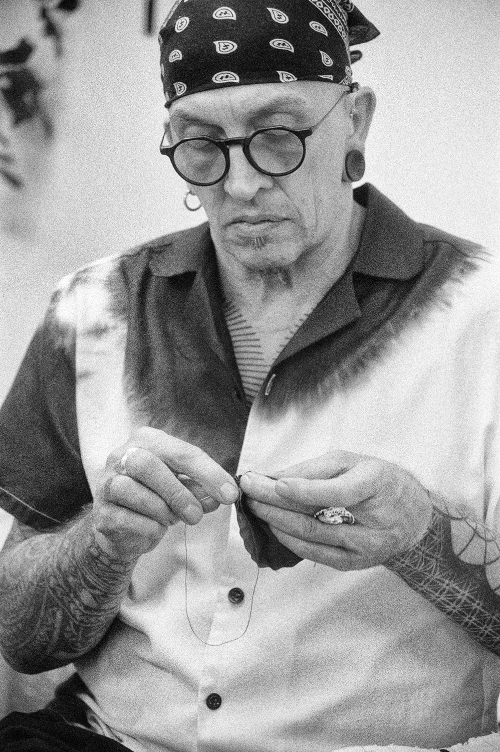 Close Up portrait photograph of Artist Andi Walker 