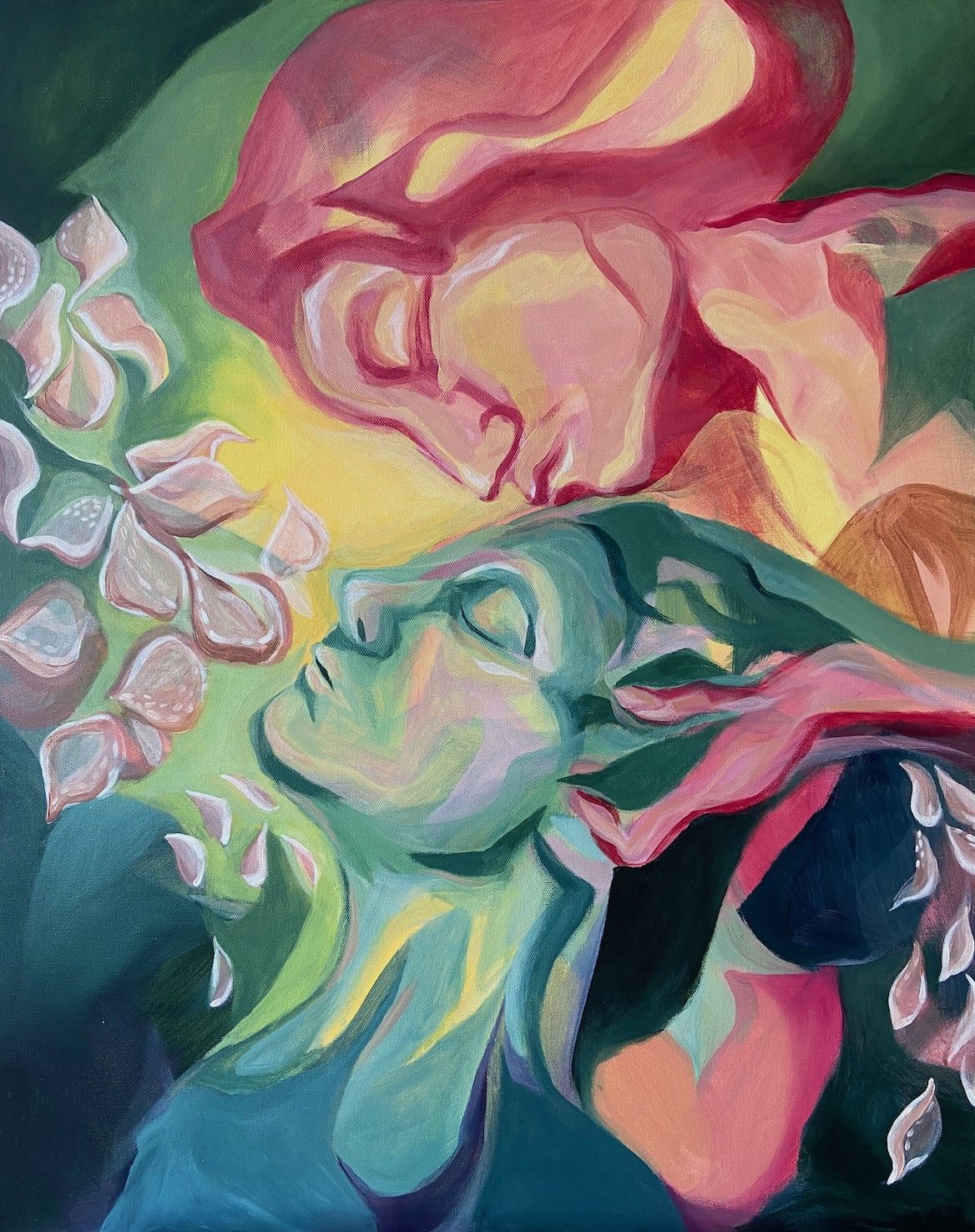Let Winter Melt in to Spring, 2025 (Acrylic on Canvas)