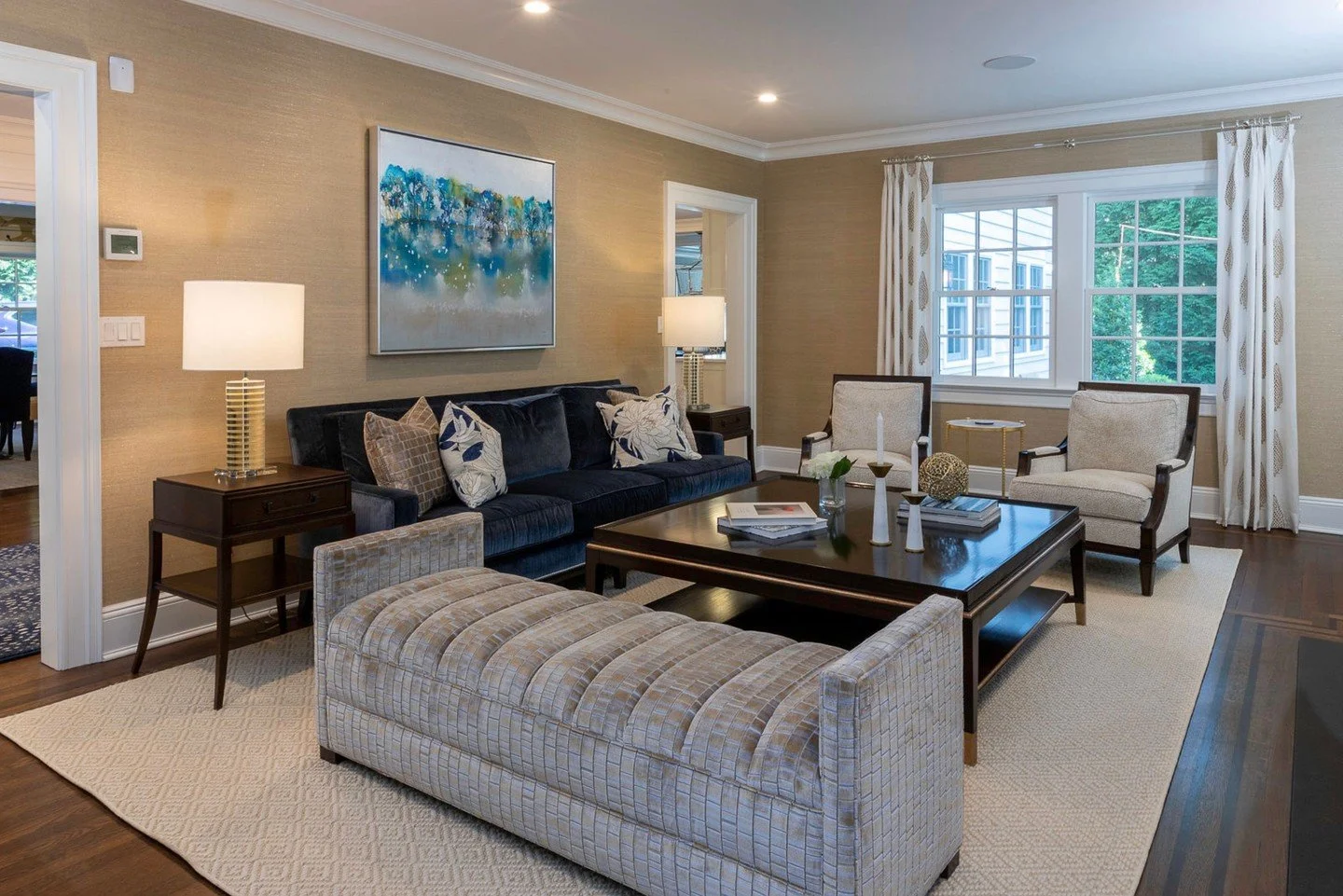 Soft neutrals, layered textures, and timeless silhouettes&mdash;this living room is all about quiet luxury and effortless comfort. A space designed to feel polished, welcoming, and truly lived in. ✨
📸: @richardlawphotos